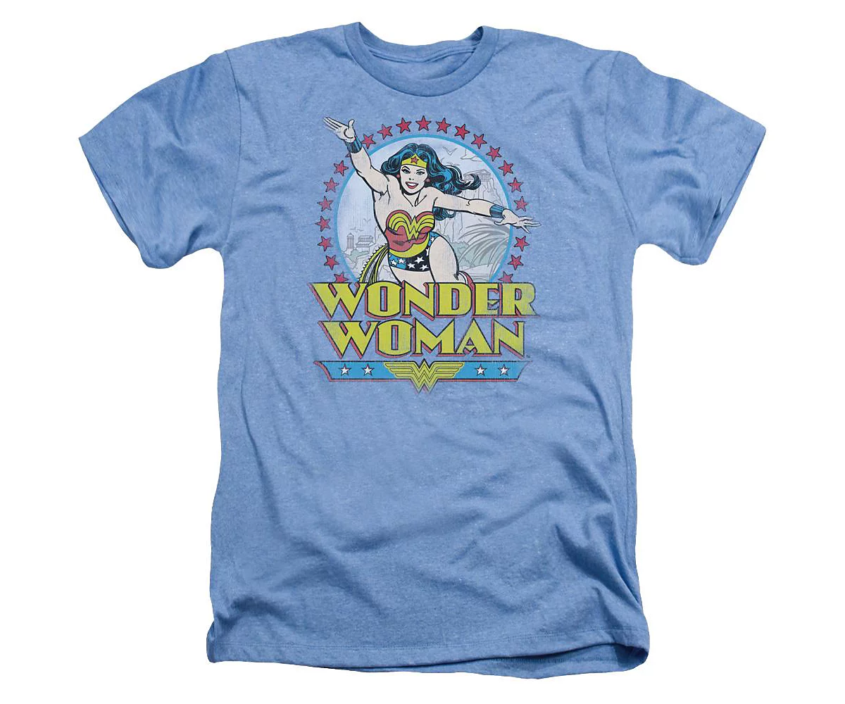 Dc Wonder Woman Мужская футболка DC Comics Wonder Woman Star Of Paradise Island для взрослых с Хизер