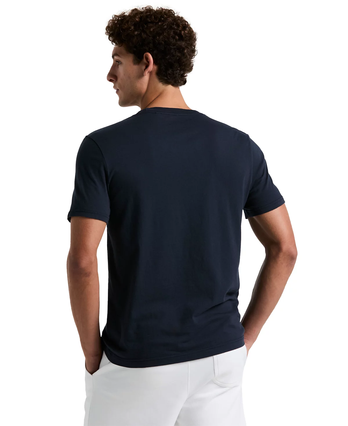 Оригинальная мужская футболка Penguin Slim Fit с коротким рукавом и круглым вырезом украшенная цветным логотипом и графическим рисунком 9290₽