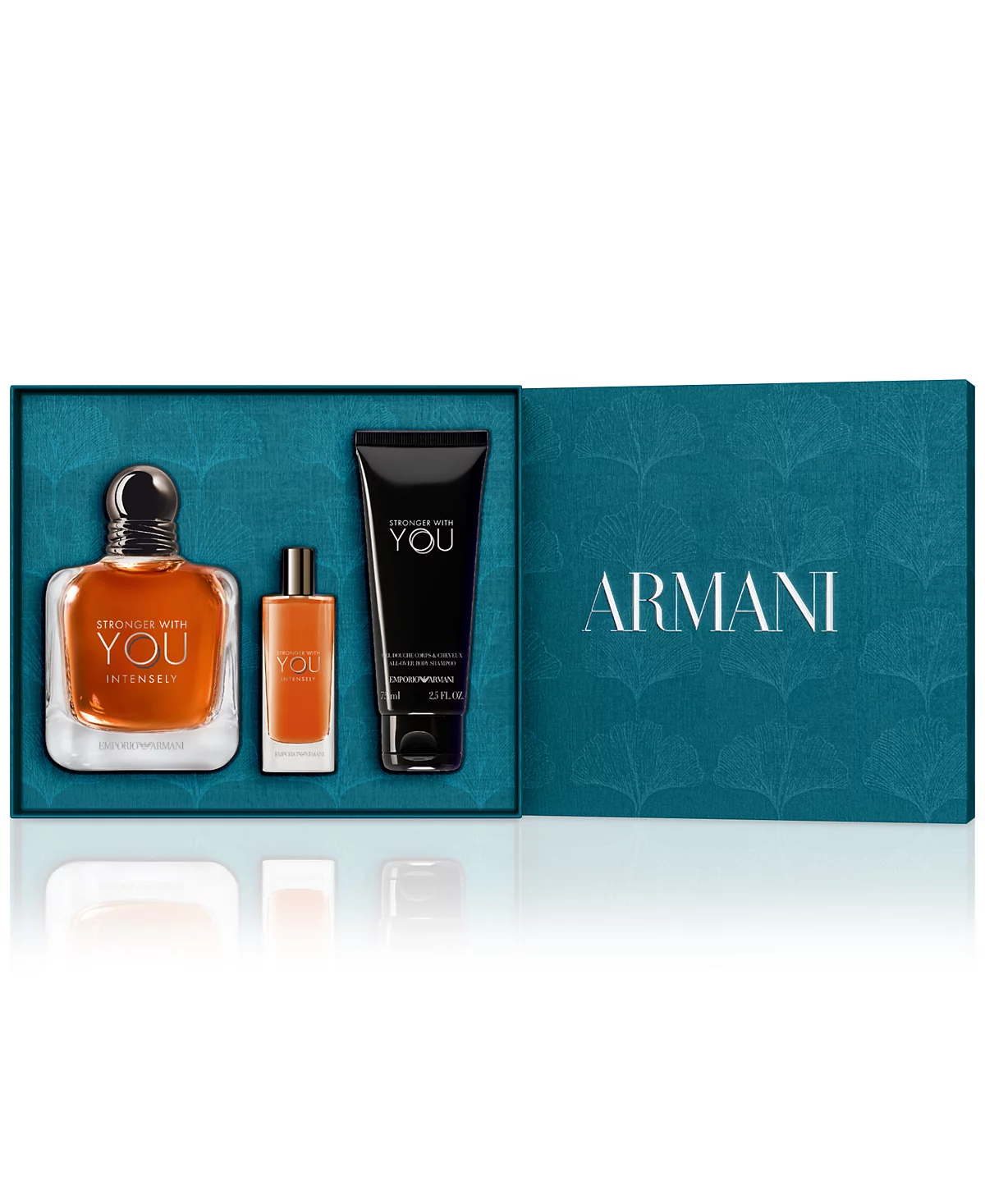 Мужские духи из 3 предметов Подарочный набор парфюмерной воды Emporio Armani Stronger With You Intense 24790₽