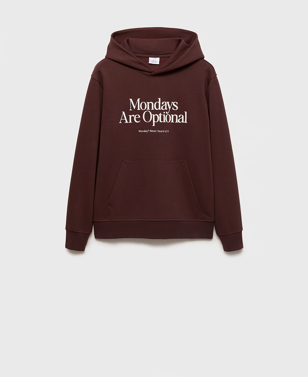 Мужская хлопчатобумажная толстовка Mango с принтом 11390₽