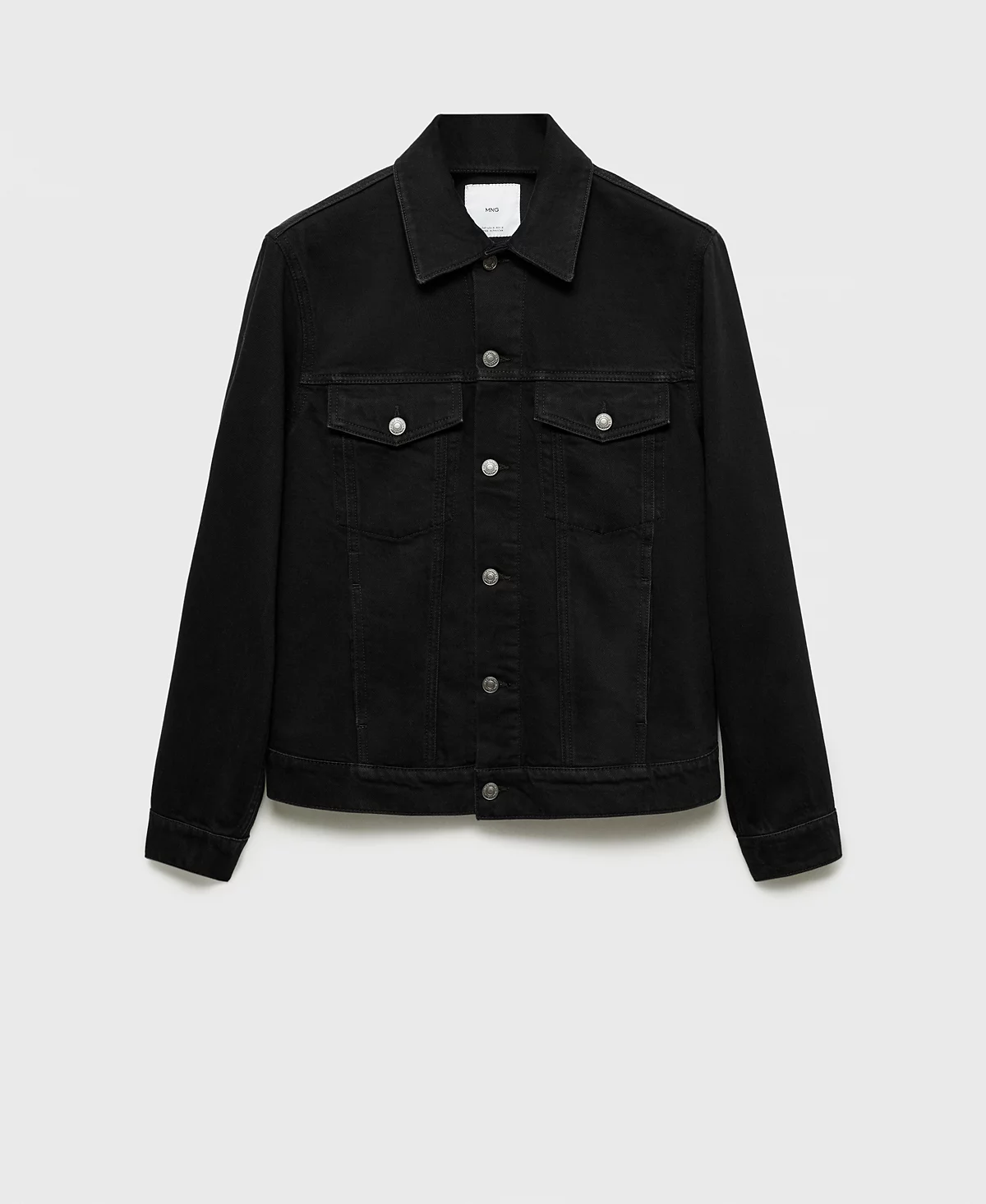 Мужская джинсовая куртка Mango с отделкой из карманов 17090₽