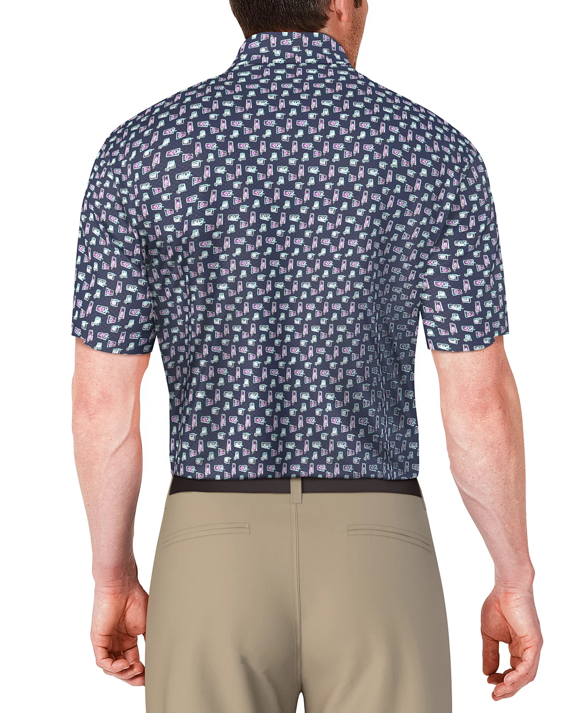 Мужская рубашка поло с коротким рукавом и принтом Прохладительные напитки от PGA TOUR 10390₽