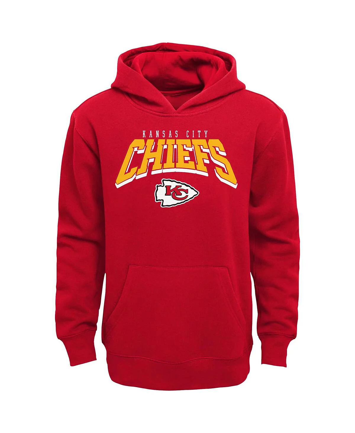 Комплект верхней одежды для малышей Kansas City Chiefs Dynamic Duo флисовый пуловер с капюшоном и спортивные штаны 9090₽