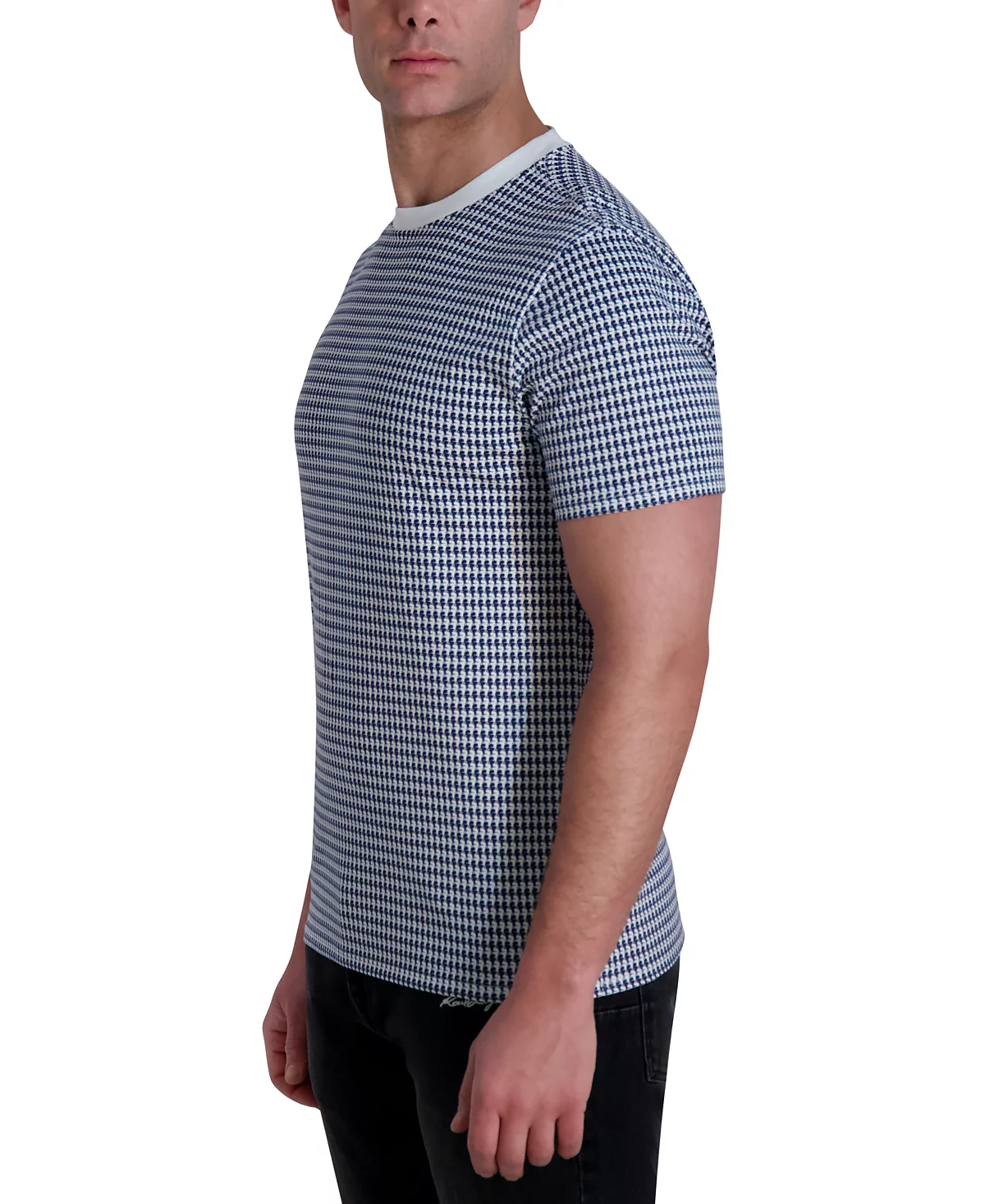 Мужская футболка в клетку от Карла Лагерфельда в Париже 13090₽