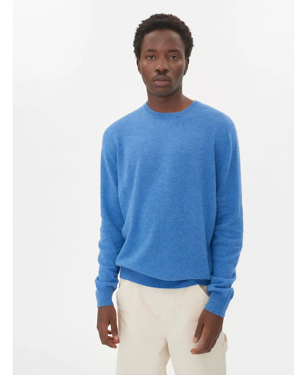 Свитер с круглым вырезом из 100% кашемира