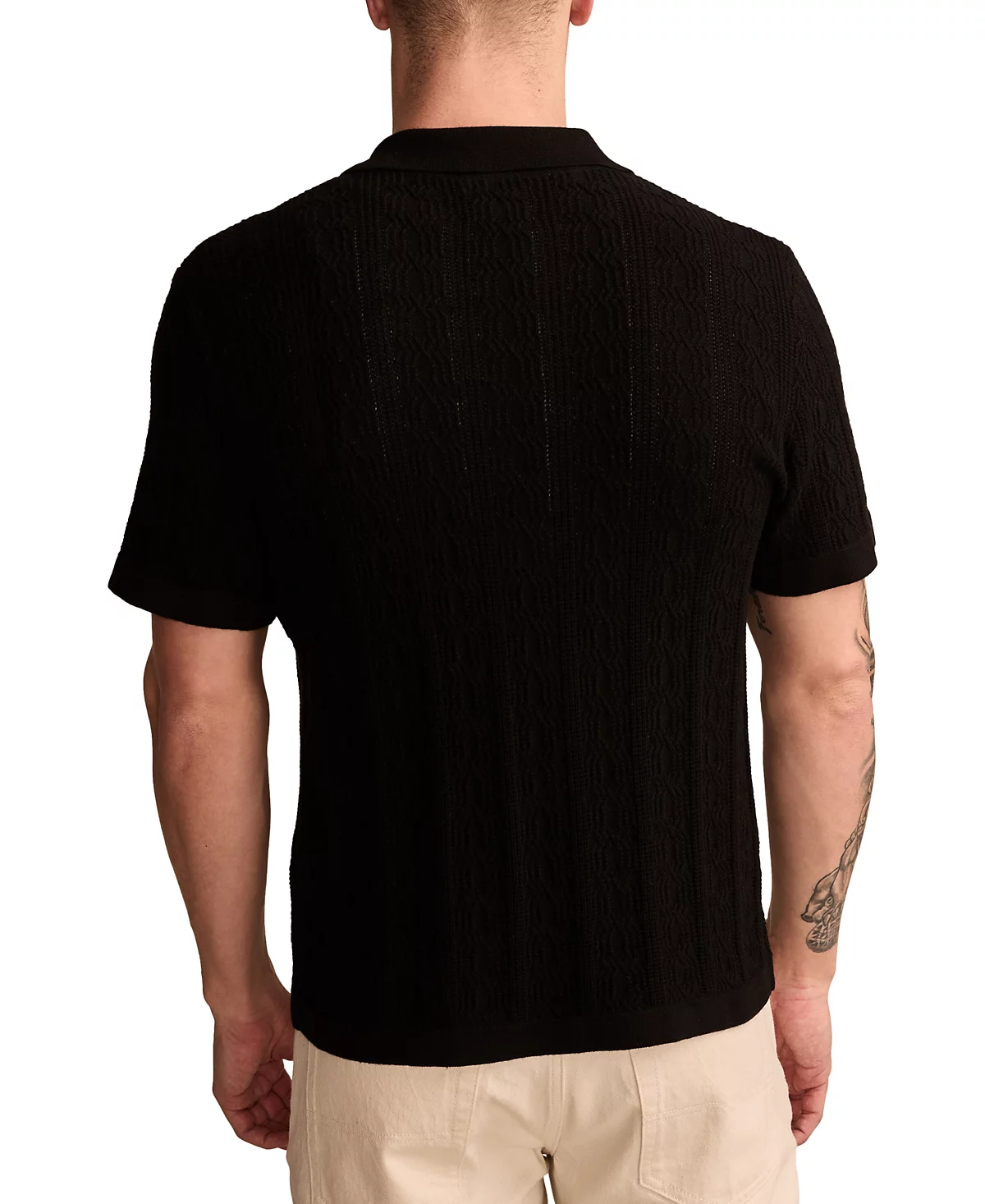 Мужской свитер с коротким рукавом на пуговицах от бренда Lucky 15090₽