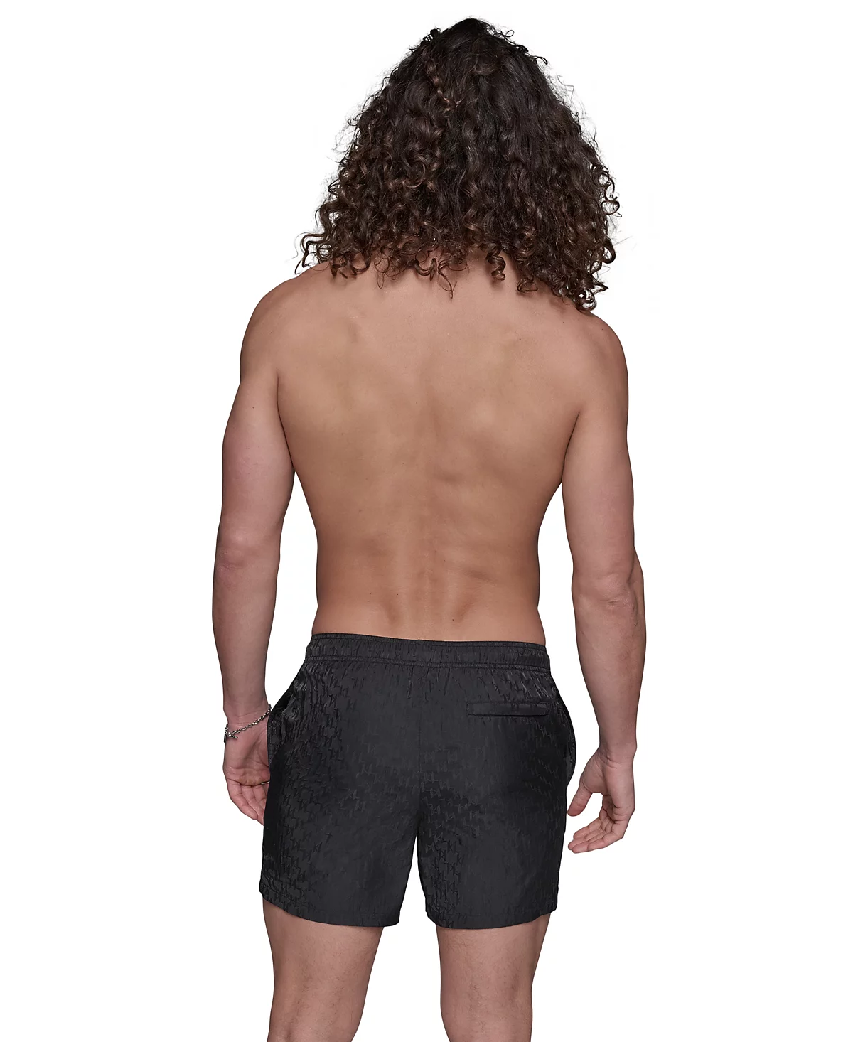 Мужской жаккардовый купальник Euro Volley от KARL LAGERFELD PARIS из жаккарда 5 дюймов 9890₽