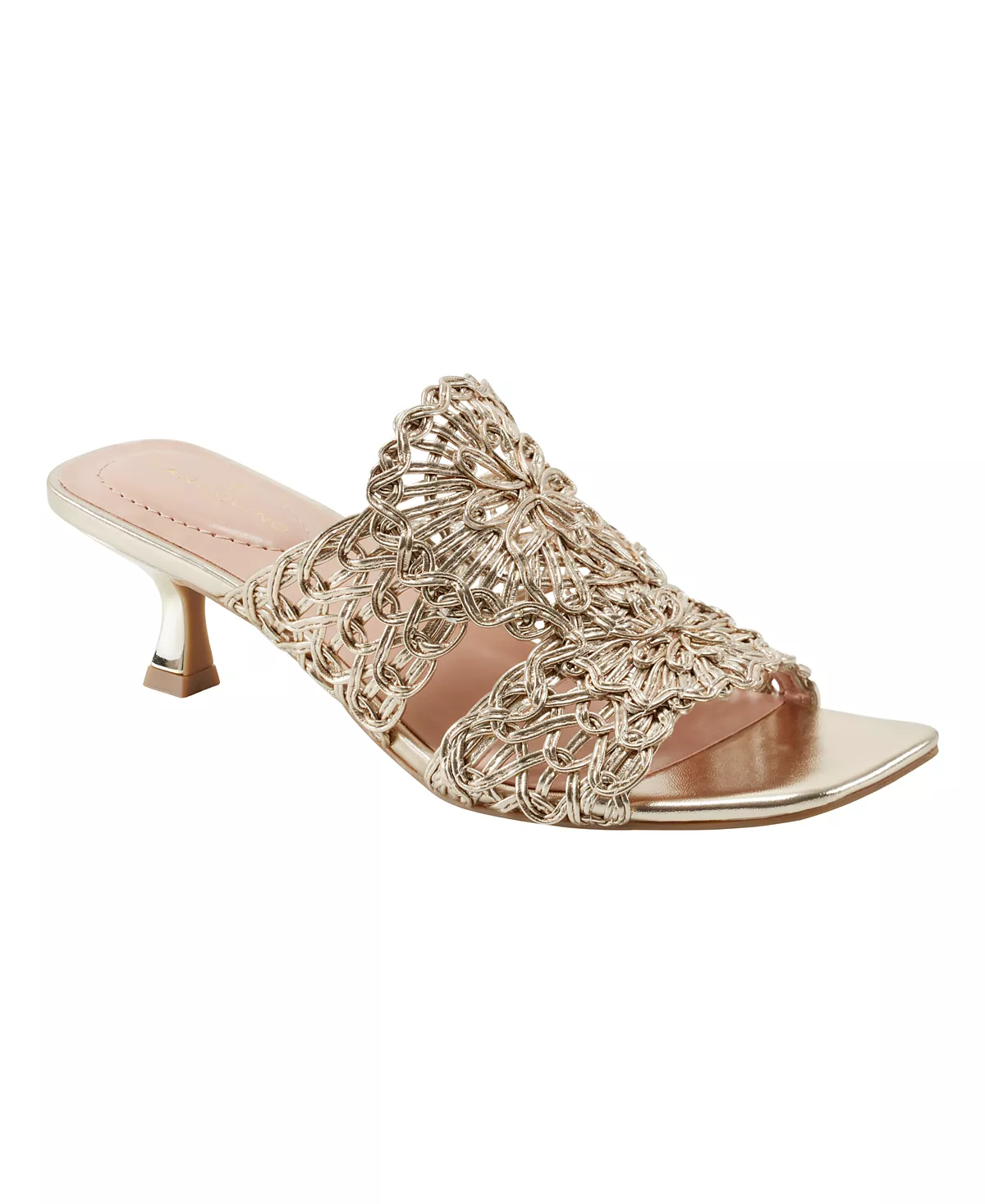 Женские плетеные модельные босоножки Melvana с квадратным носком 16890₽