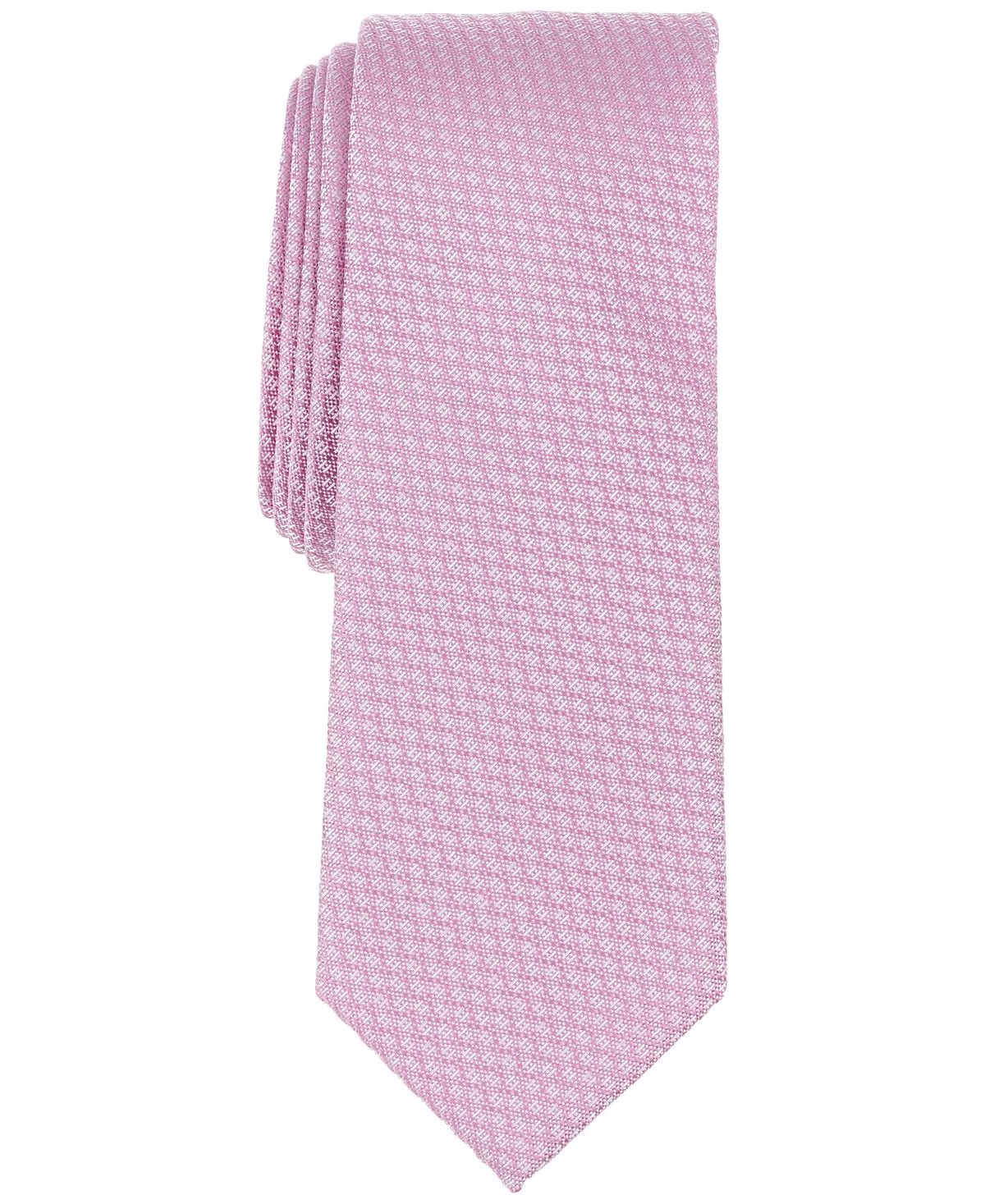 Мужской однотонный галстук Burgon с фактурой эксклюзивно в Macys 5190₽