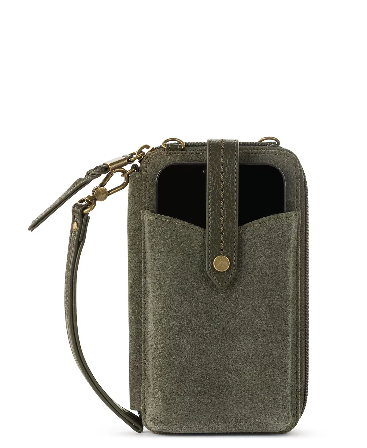 Женская кожаная сумка-трансформер Silverlake для смартфона через плечо с откидным верхом 10190₽