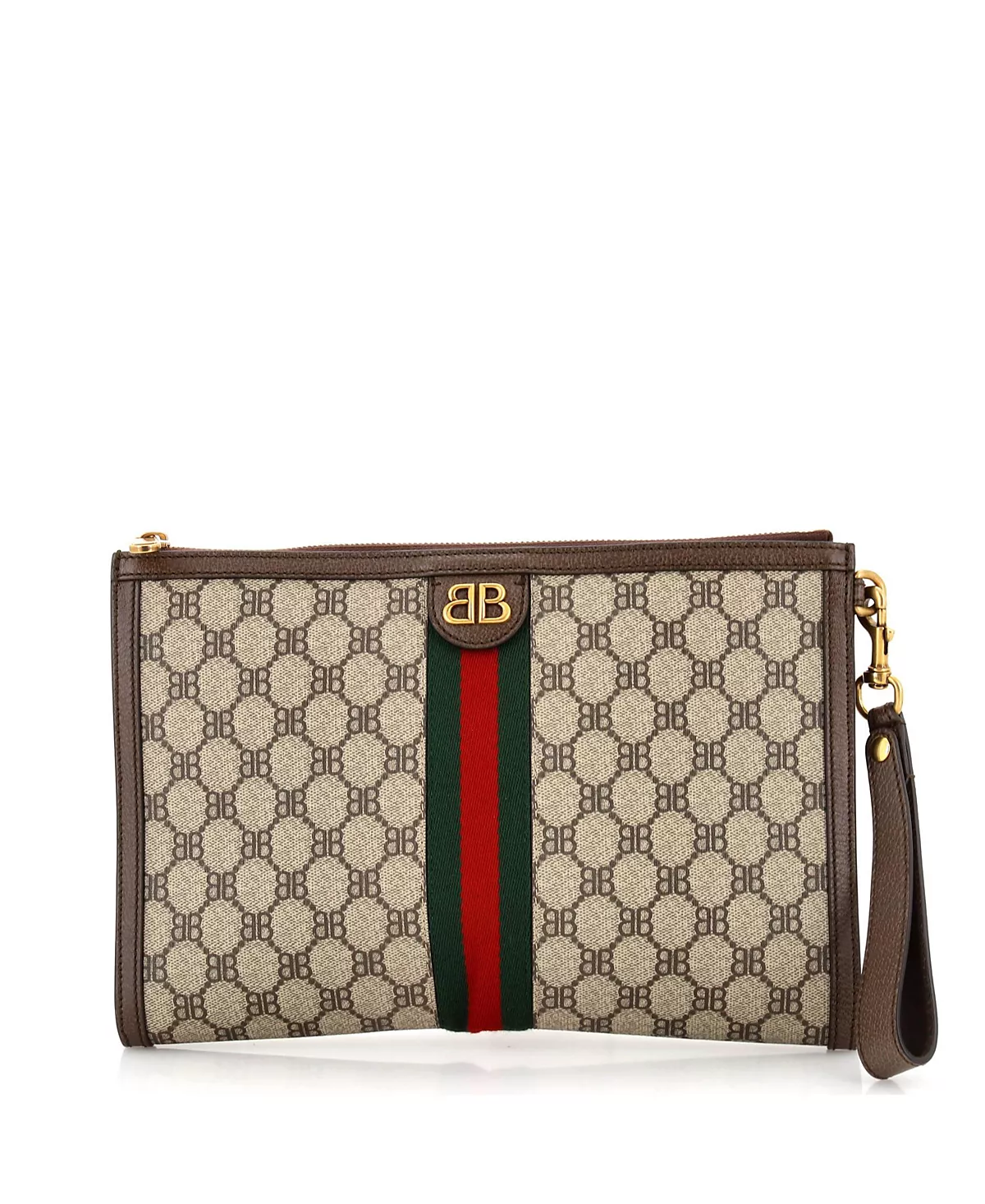 x Gucci Веб-браслет-клатч The Hacker Project из парусины с покрытием BB 126990₽