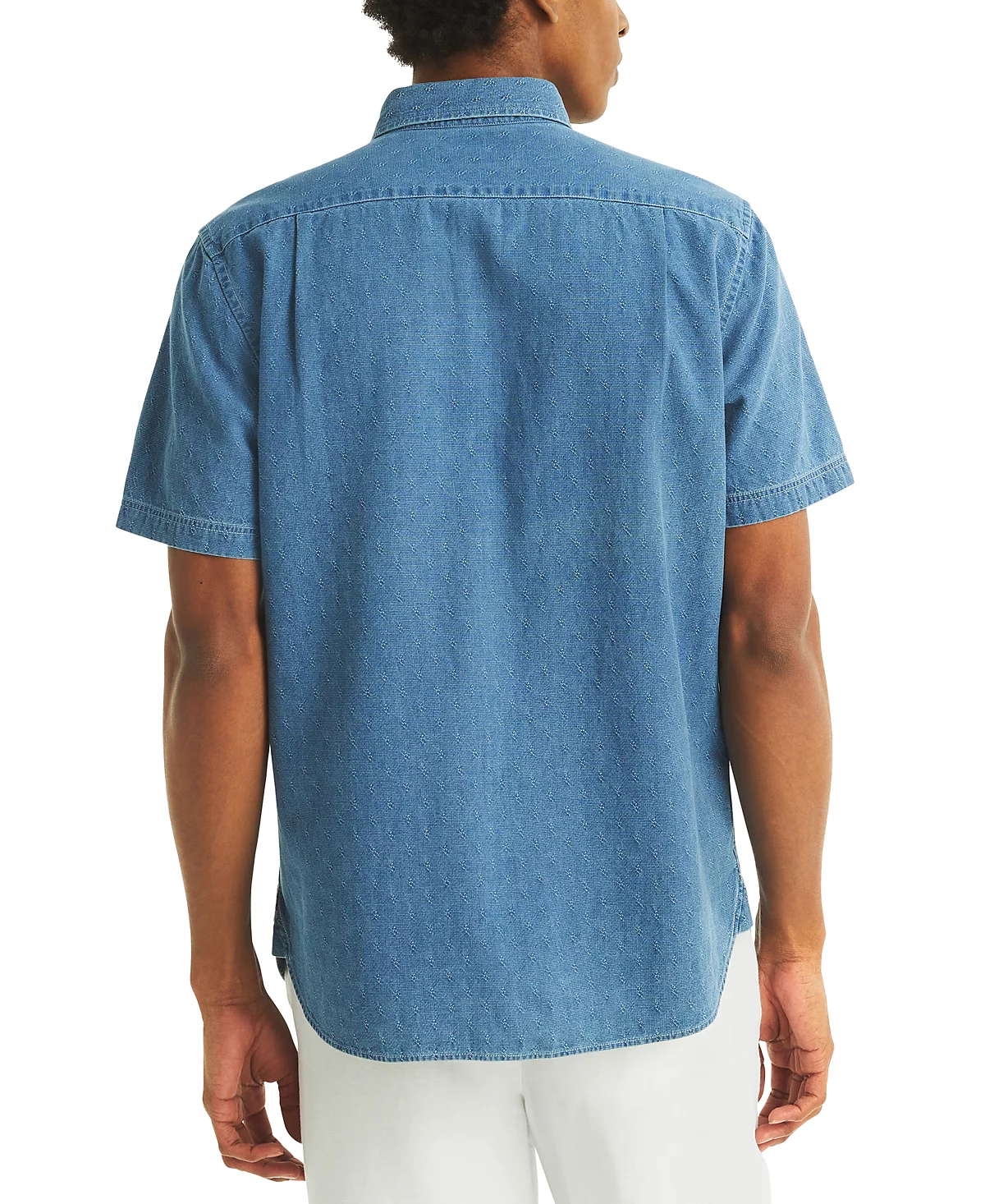 Мужская рубашка из шамбре с коротким рукавом Nautica 15090₽