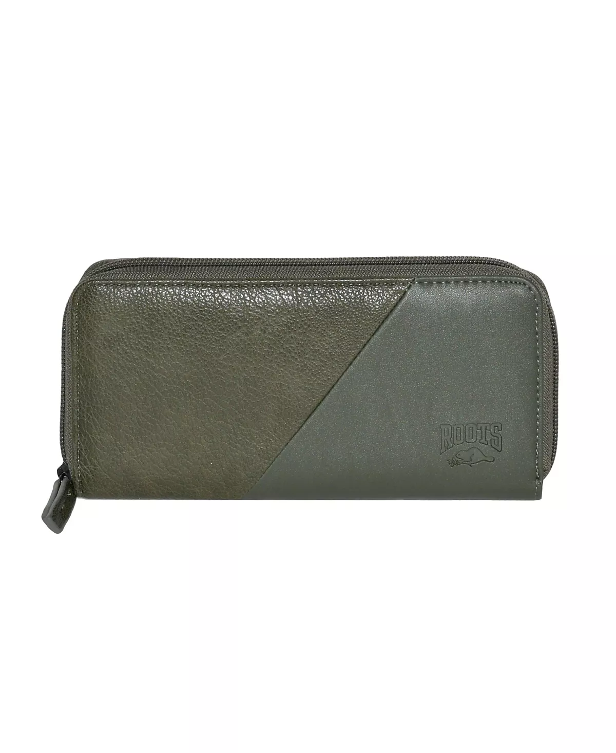 Тонкий круглый кошелек на молнии