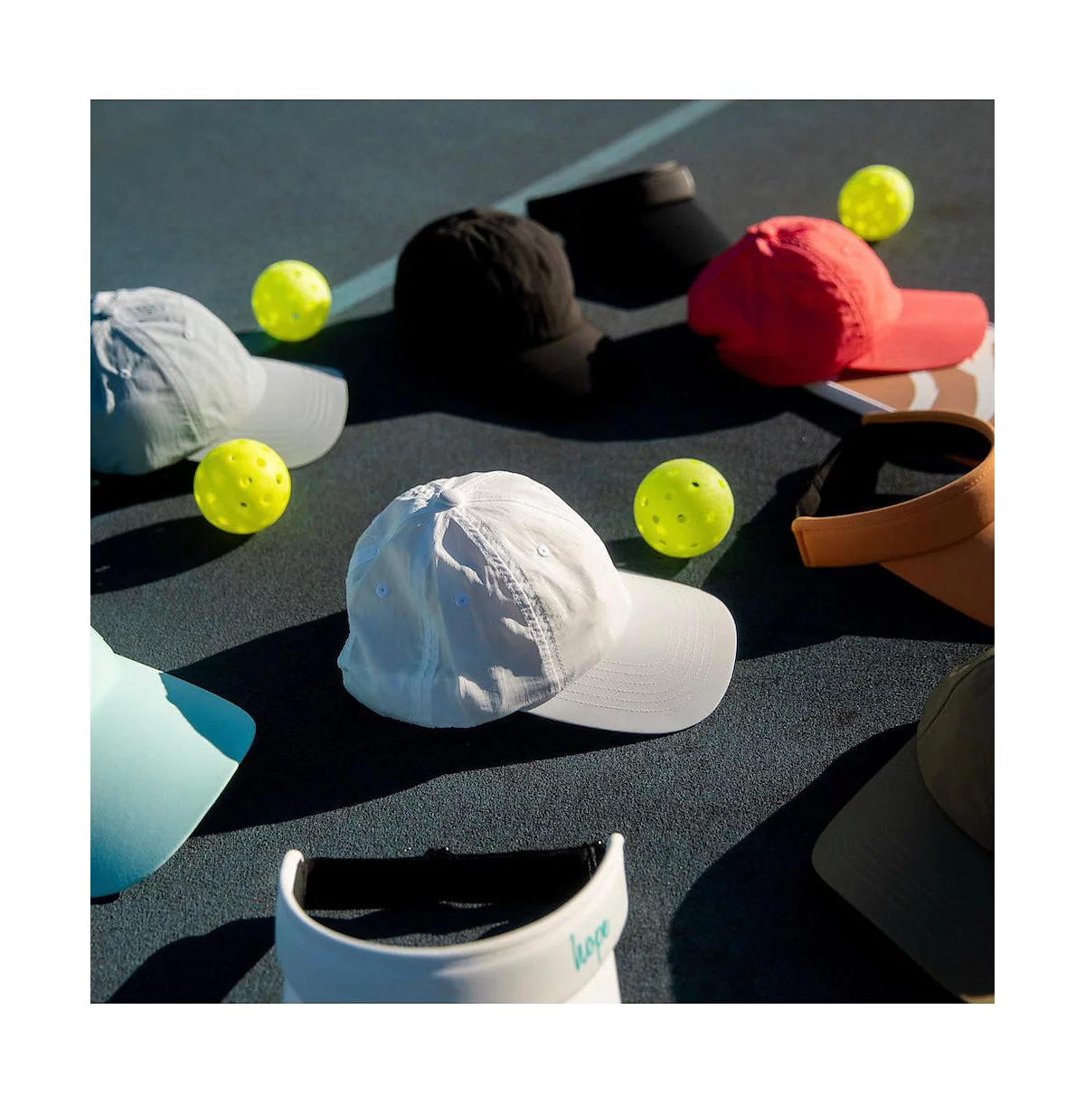 Мужская регулируемая шапочка для бега - Белая