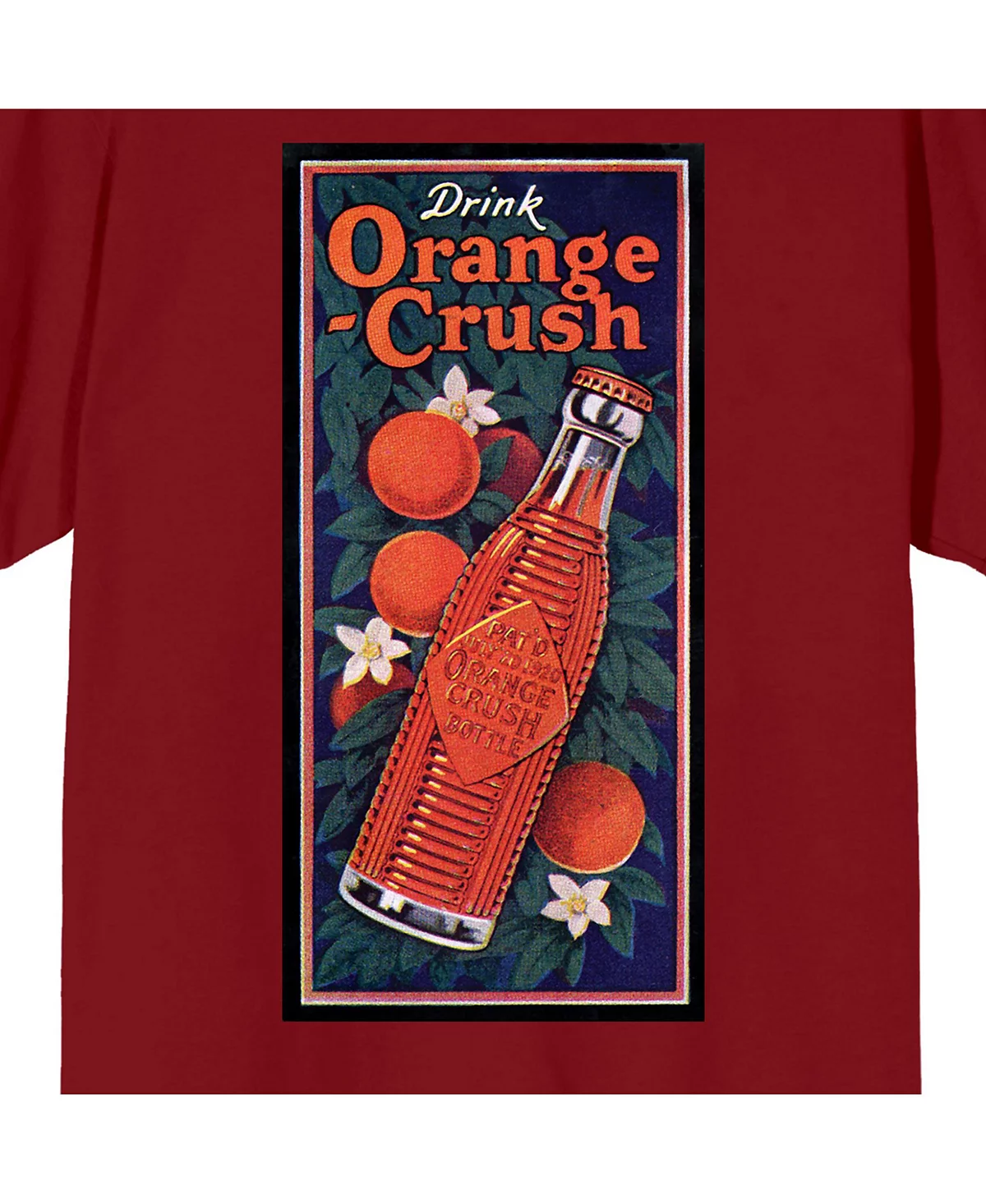 Мужская футболка Cardinal Red с бутылкой содовой для напитков Orange Crush-3XL
