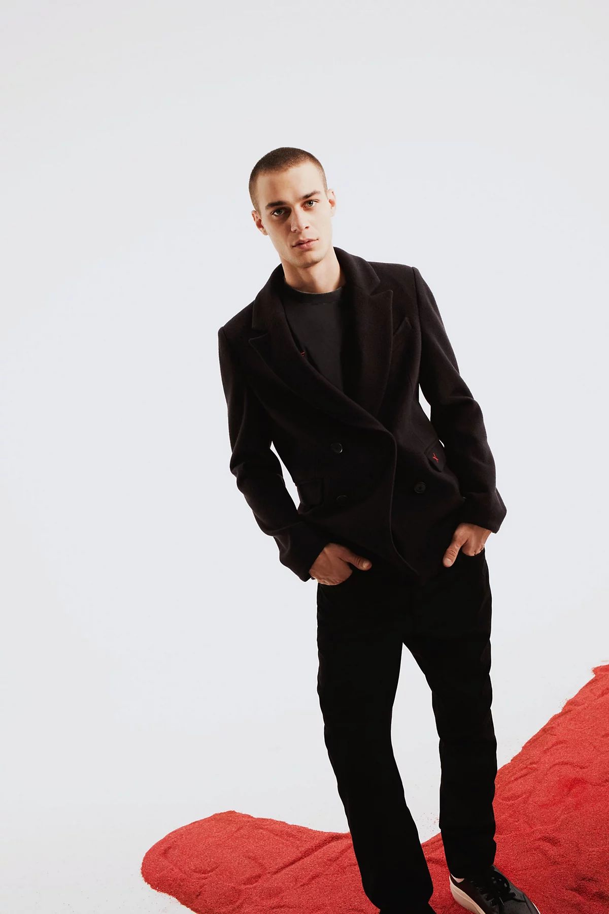 Мужской двубортный блейзер PCFG