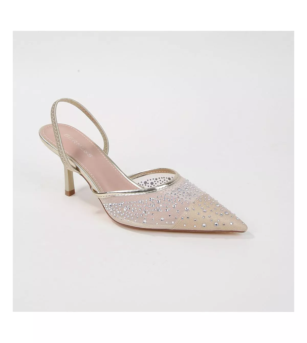 Босоножки на высоком каблуке со стразами Cara 7590₽