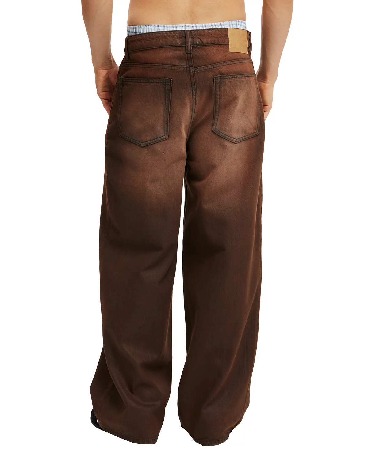 Мужские супер-мешковатые джинсы ИЗ ХЛОПКА 17090₽