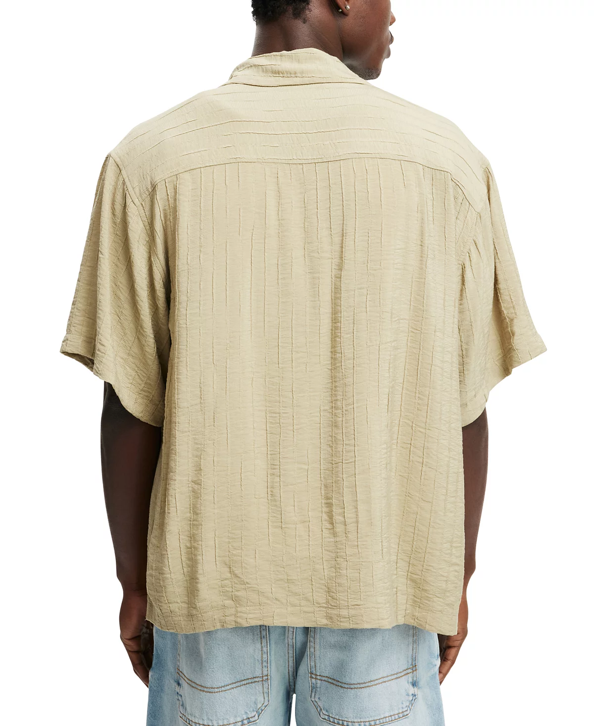 Мужская рубашка с коротким рукавом из ХЛОПКА В обтяжку 11390₽