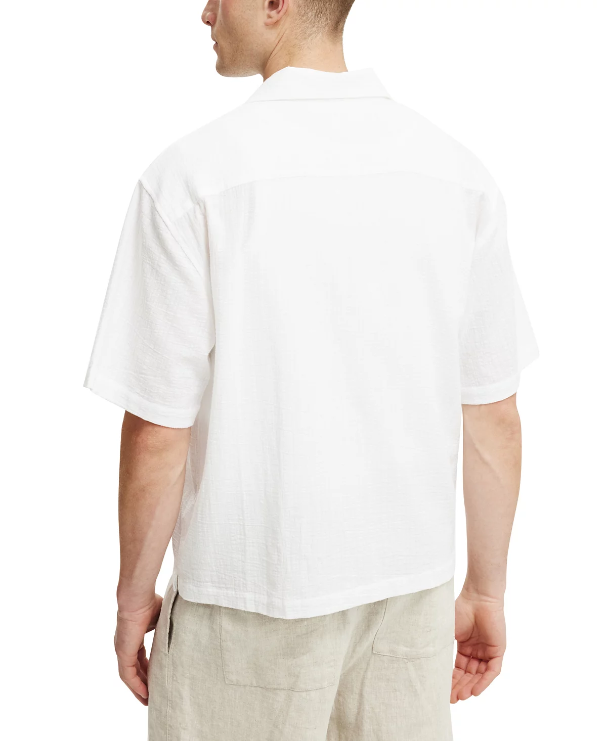 Мужская рубашка Riviera из хлопка в обтяжку с коротким рукавом 7590₽