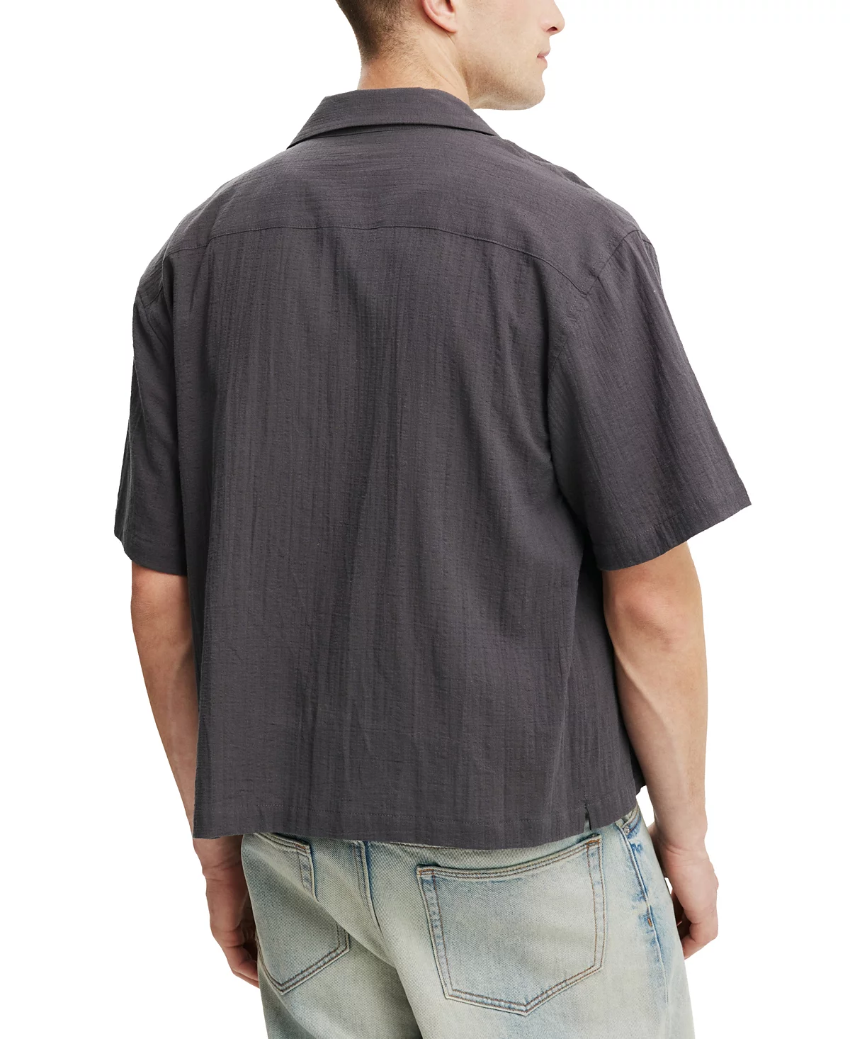 Мужская рубашка Riviera из хлопка в обтяжку с коротким рукавом 7590₽