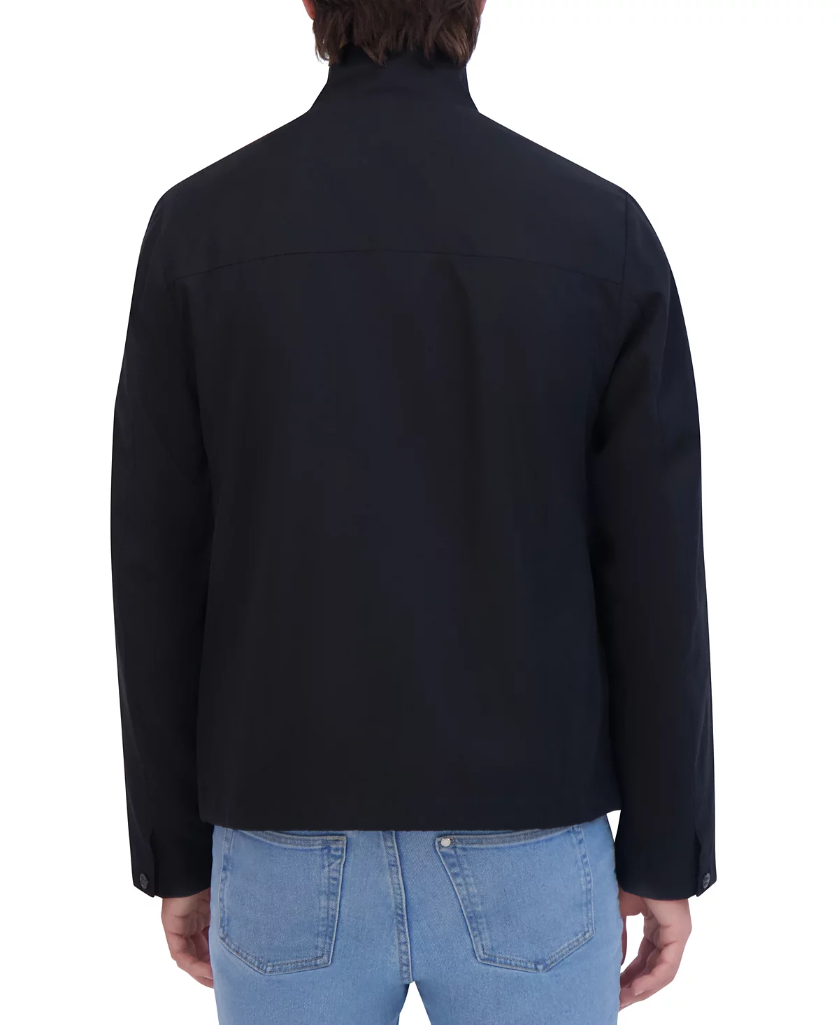 Мужская легкая куртка-стойка с персиковым воротником Robert Graham