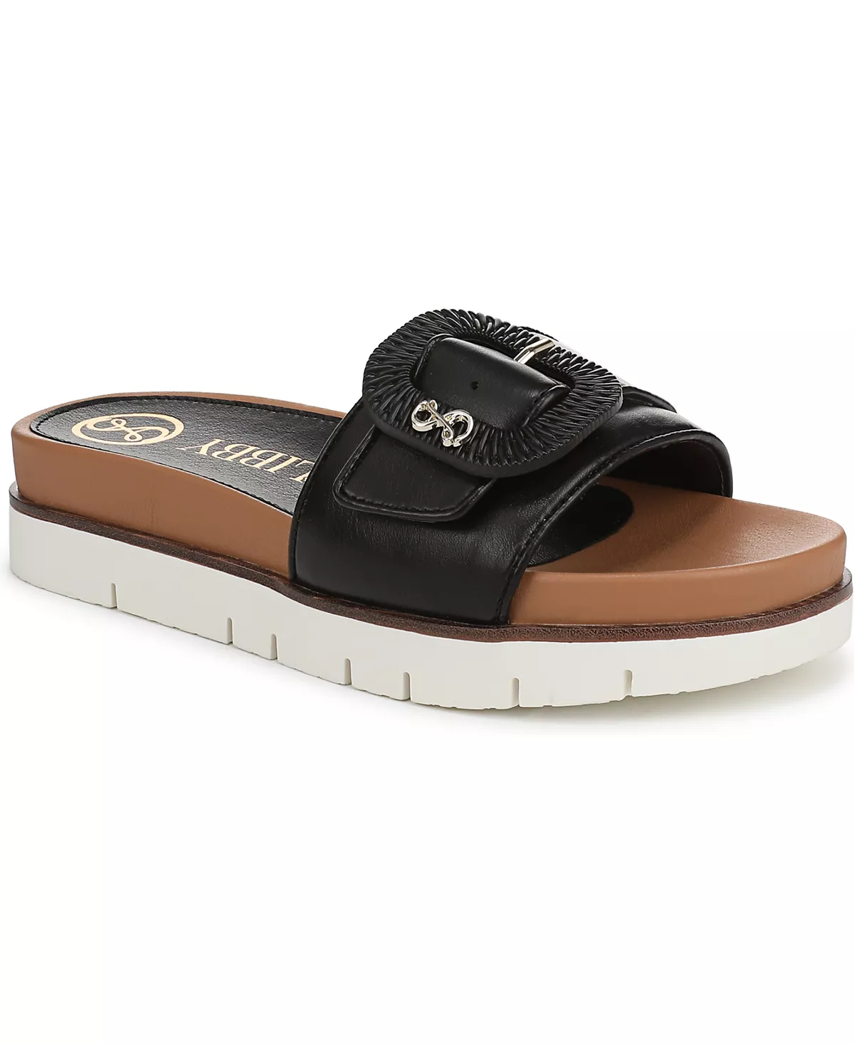 Женские босоножки на платформе со стелькой и пряжкой 11390₽