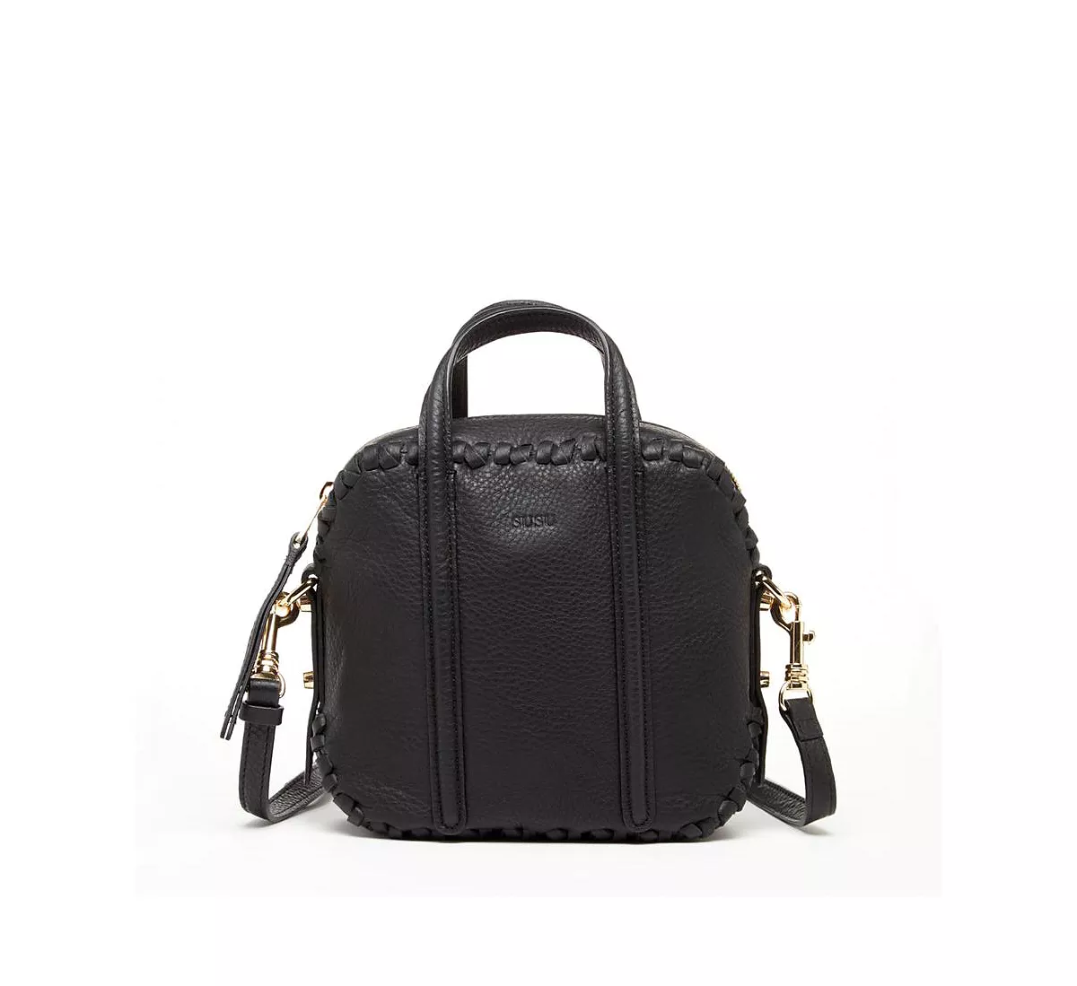 Черная кожаная сумка Evelyn через плечо 33990₽