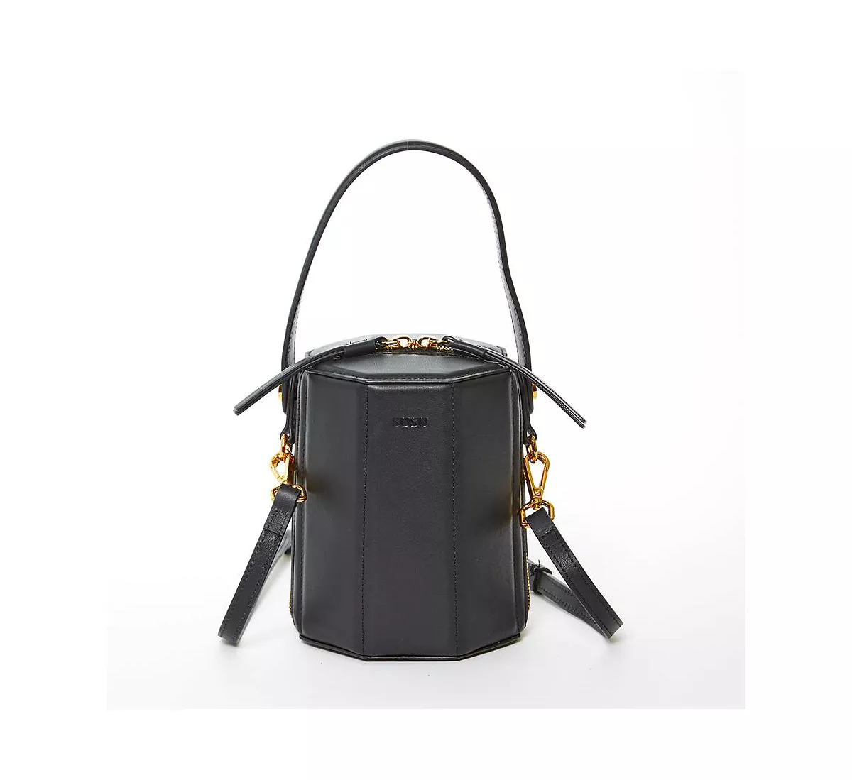 Черная кожаная сумка-ведро Harper 32790₽