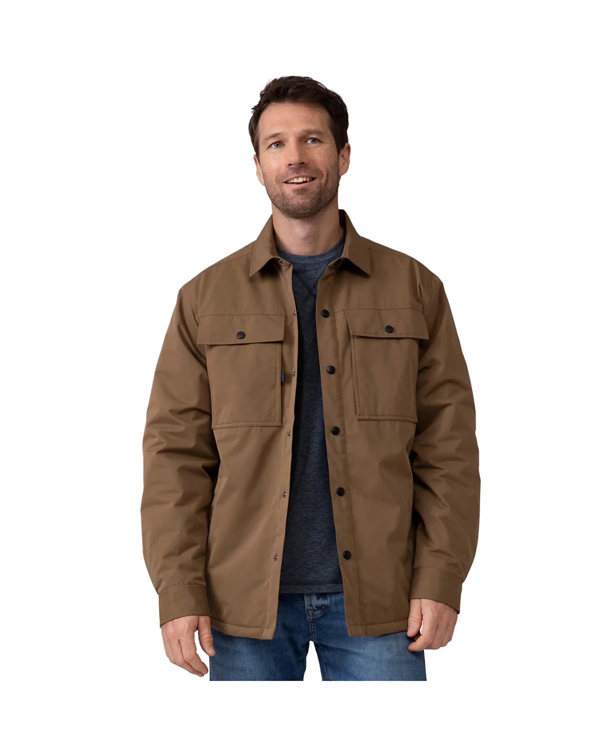 Мужская экскурсионная куртка на подкладке из шерпа