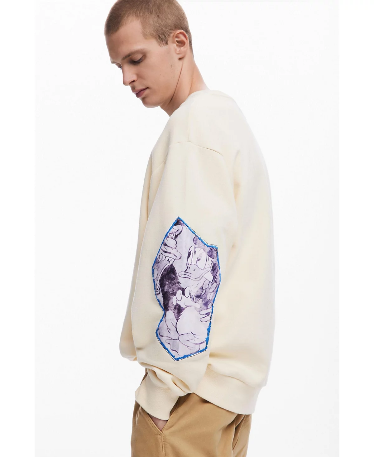 Дизайнерская мужская толстовка Donald Bad Mood от Desigual 30290₽