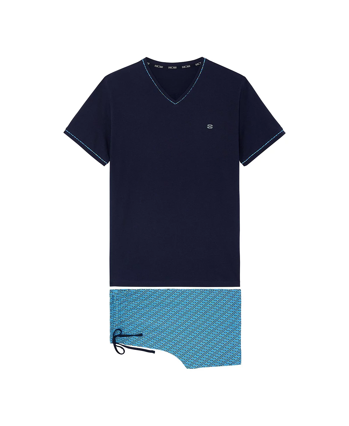 Мужской короткий пижамный комплект Cameron