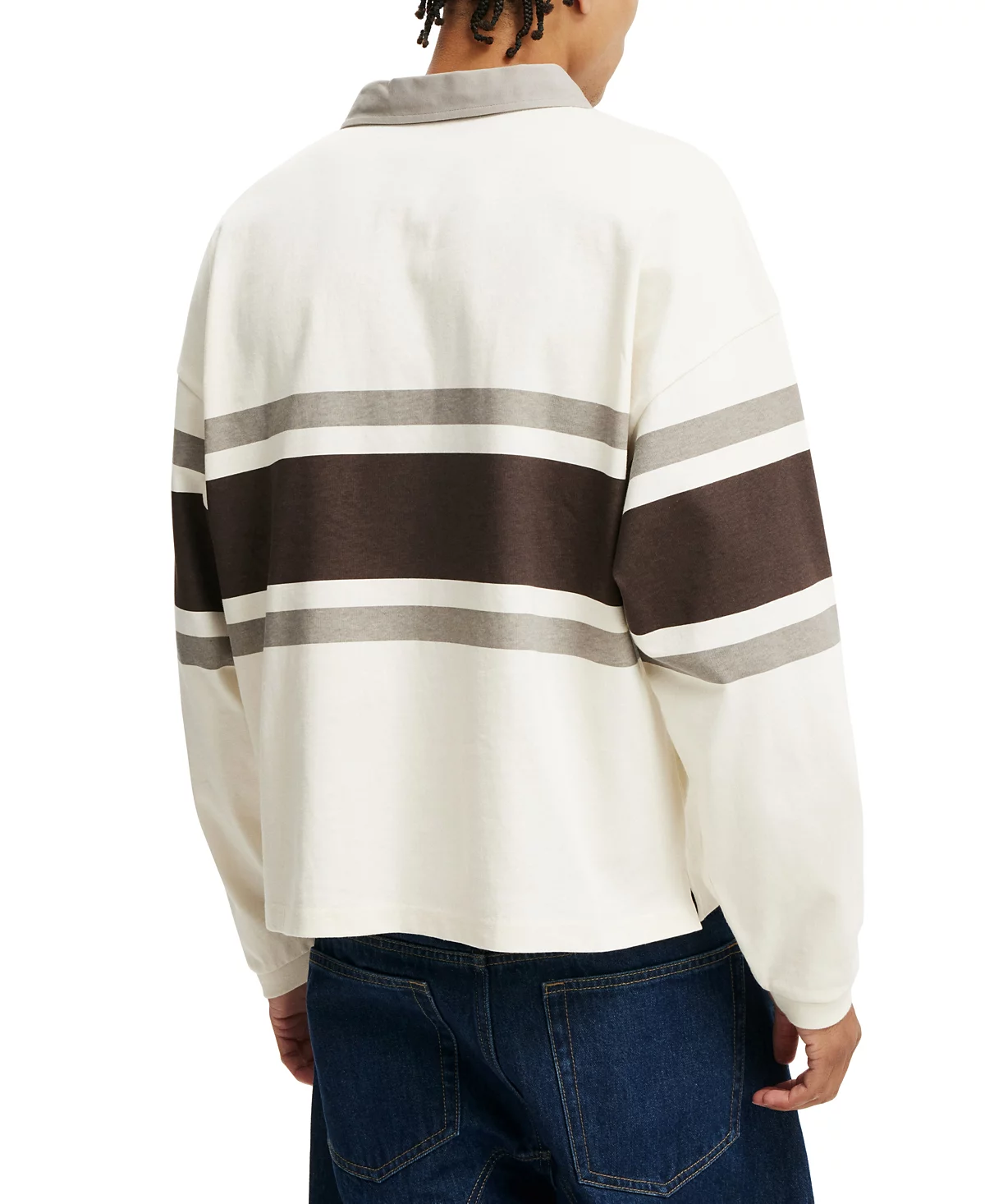 Мужская рубашка поло для регби с длинным рукавом из хлопка В обтяжку 9490₽