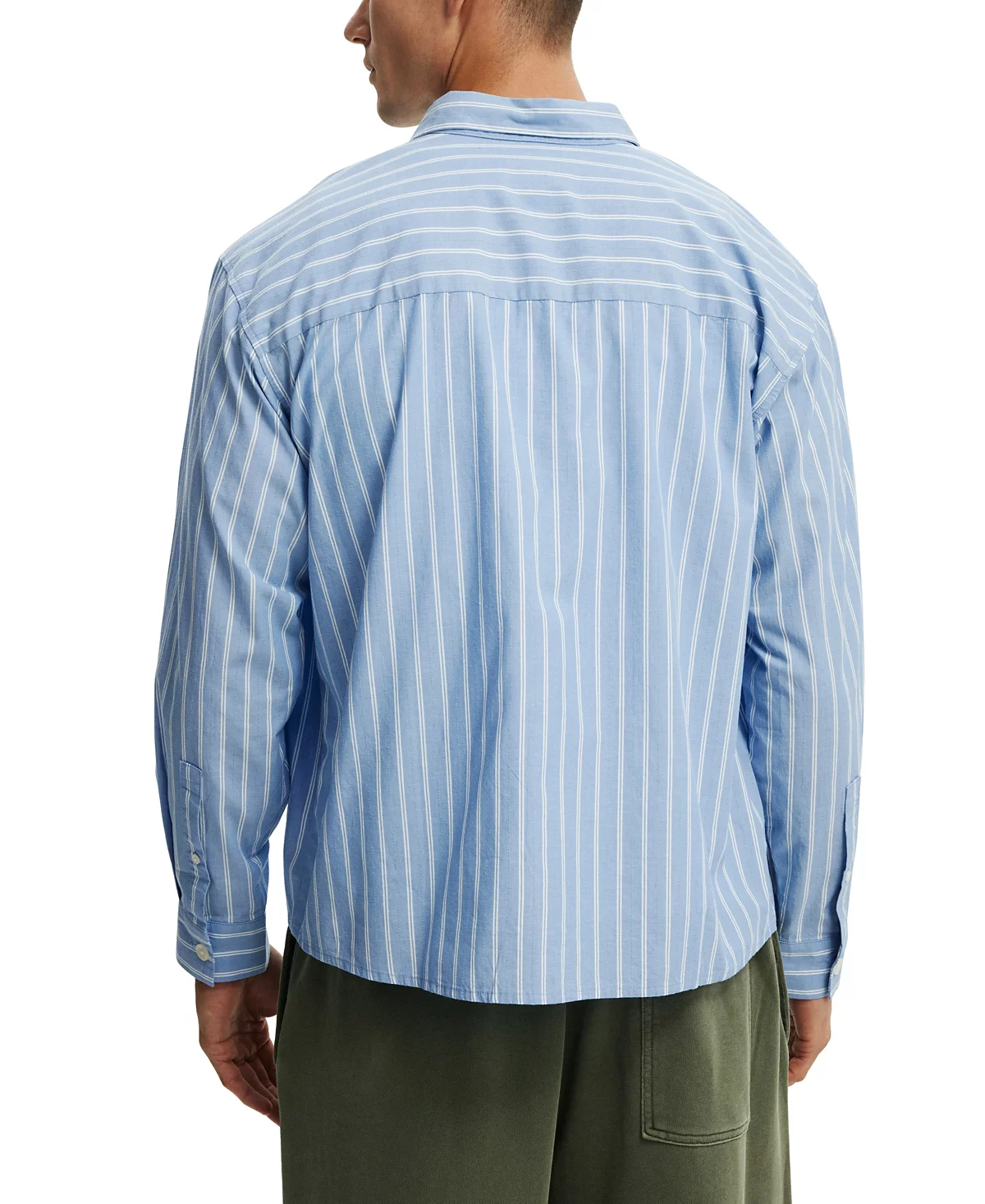 Мужская рубашка с длинным рукавом из ХЛОПКА Hampton 11390₽