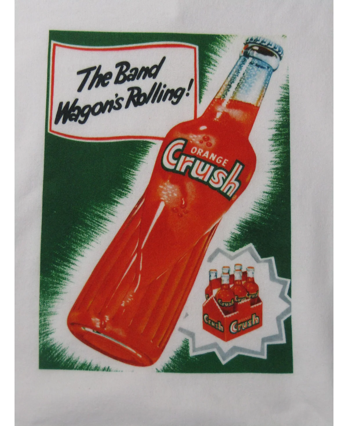 Мужская толстовка Orange Crush The Band Wagon's Rolling White от Orange Crush-XXL