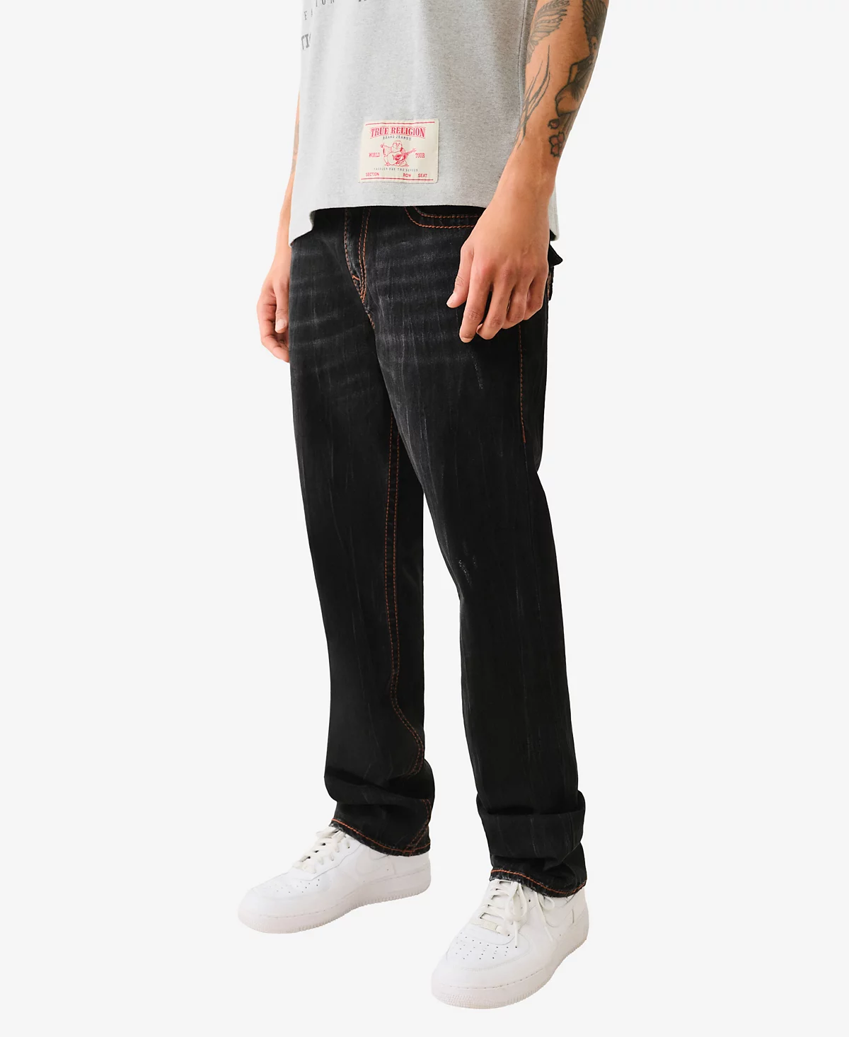 Мужские прямые джинсы Ricky Big T с клапаном True Religion от True Religion 26490₽