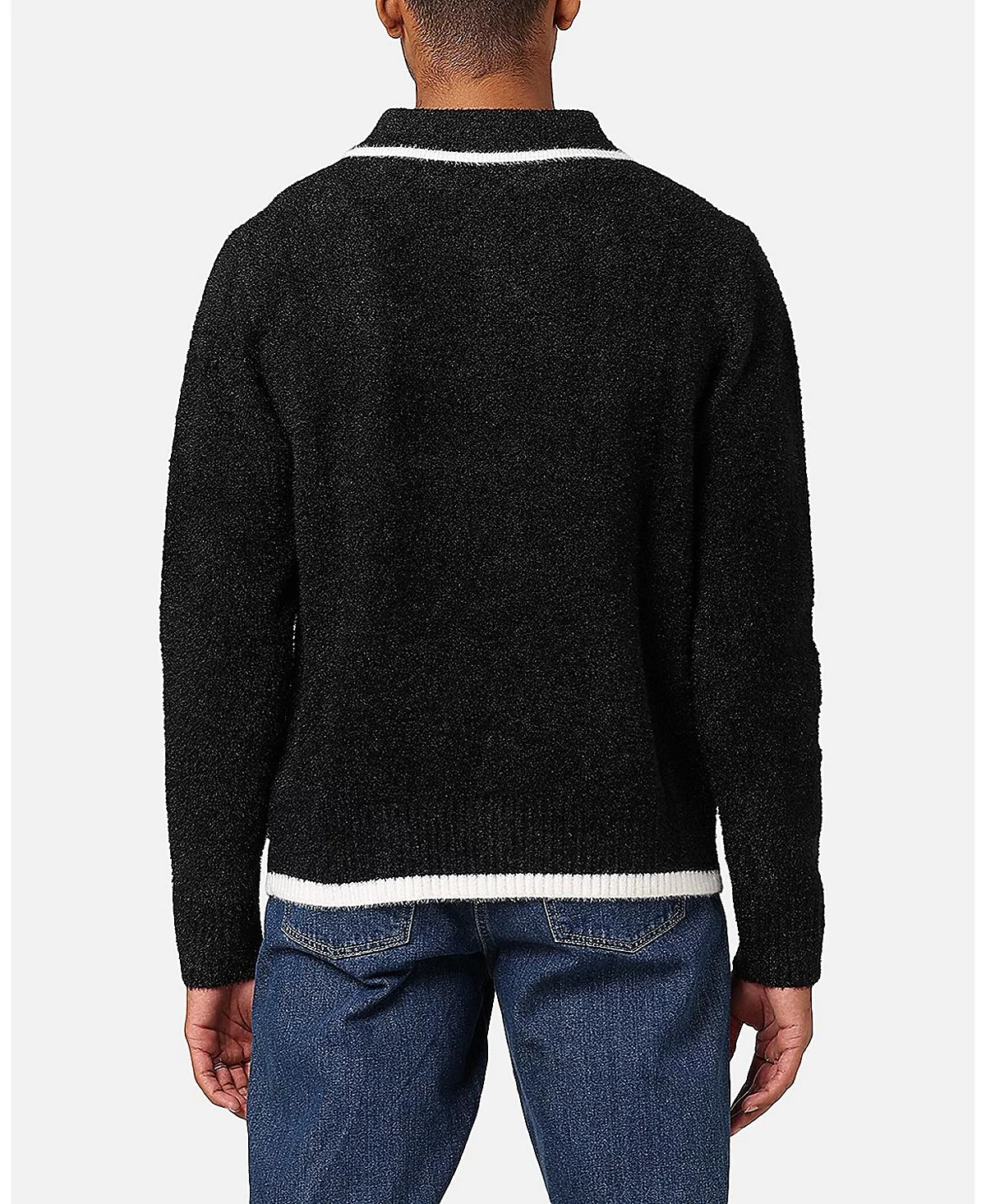 Мужская пышная рубашка поло XXIII с длинным рукавом 11390₽