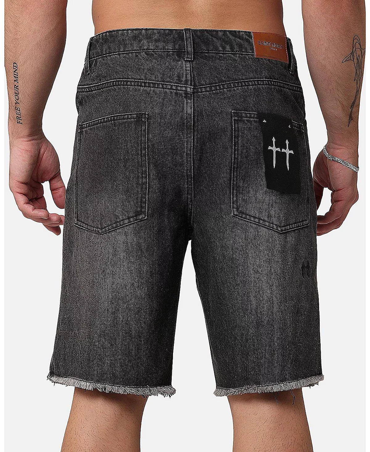 Мужские мешковатые джинсовые шорты Inferno от SAINT MORTA