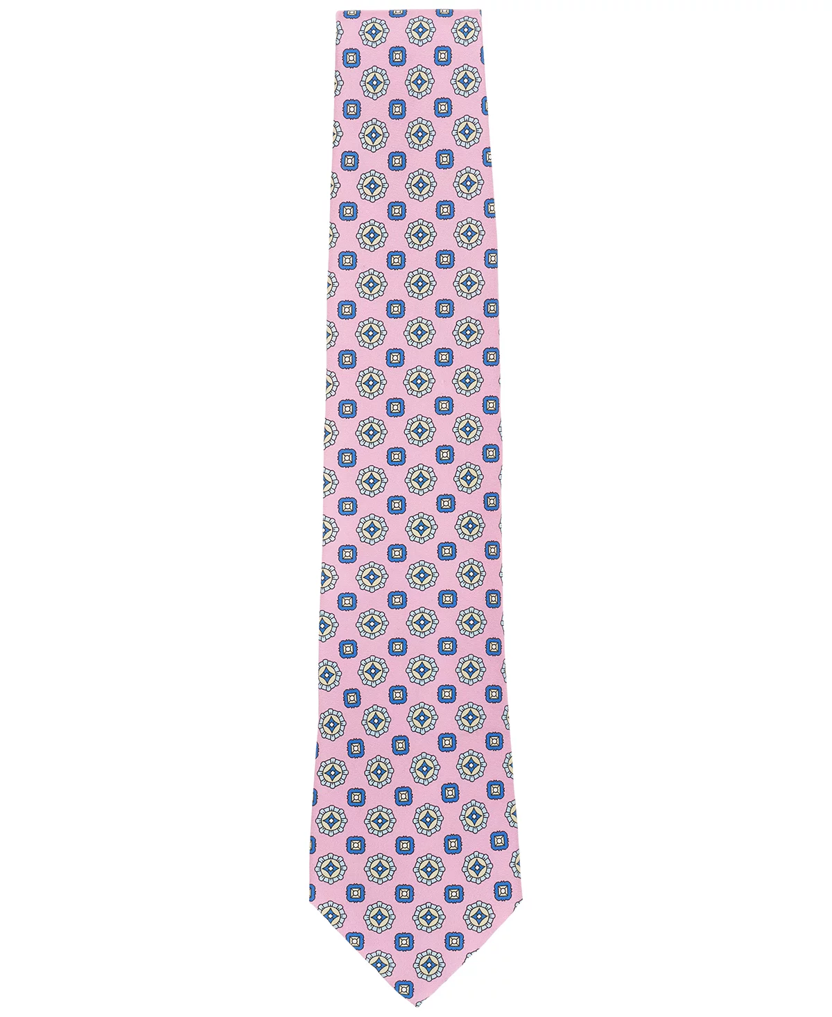 Мужской классический шелковый галстук Brooks Brothers с двойным принтом в виде медальона 13190₽