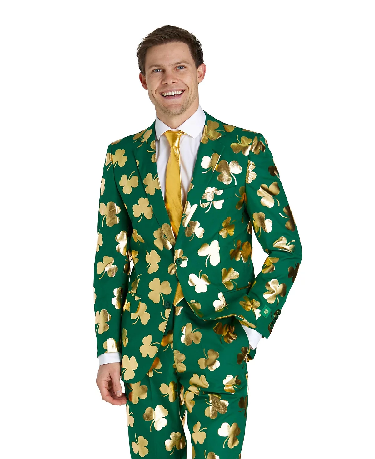 Мужской костюм OppoSuits на День Святого Пэдди - Праздничная одежда на День Святого Патрика - Приталенный крой - Зеленый 20890₽