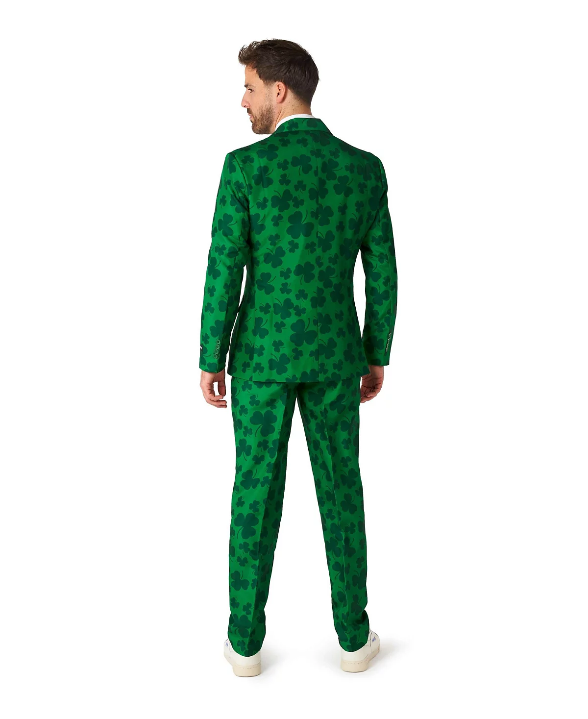Мужской праздничный костюм Suitmeister Мужской зеленый костюм Pats с принтом в виде трилистника 11390₽