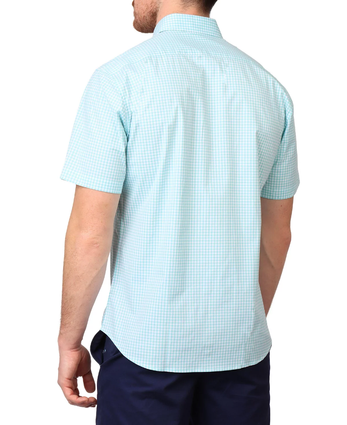 Мужская фирменная рубашка в клетку с коротким рукавом от Tailorbyrd 7590₽