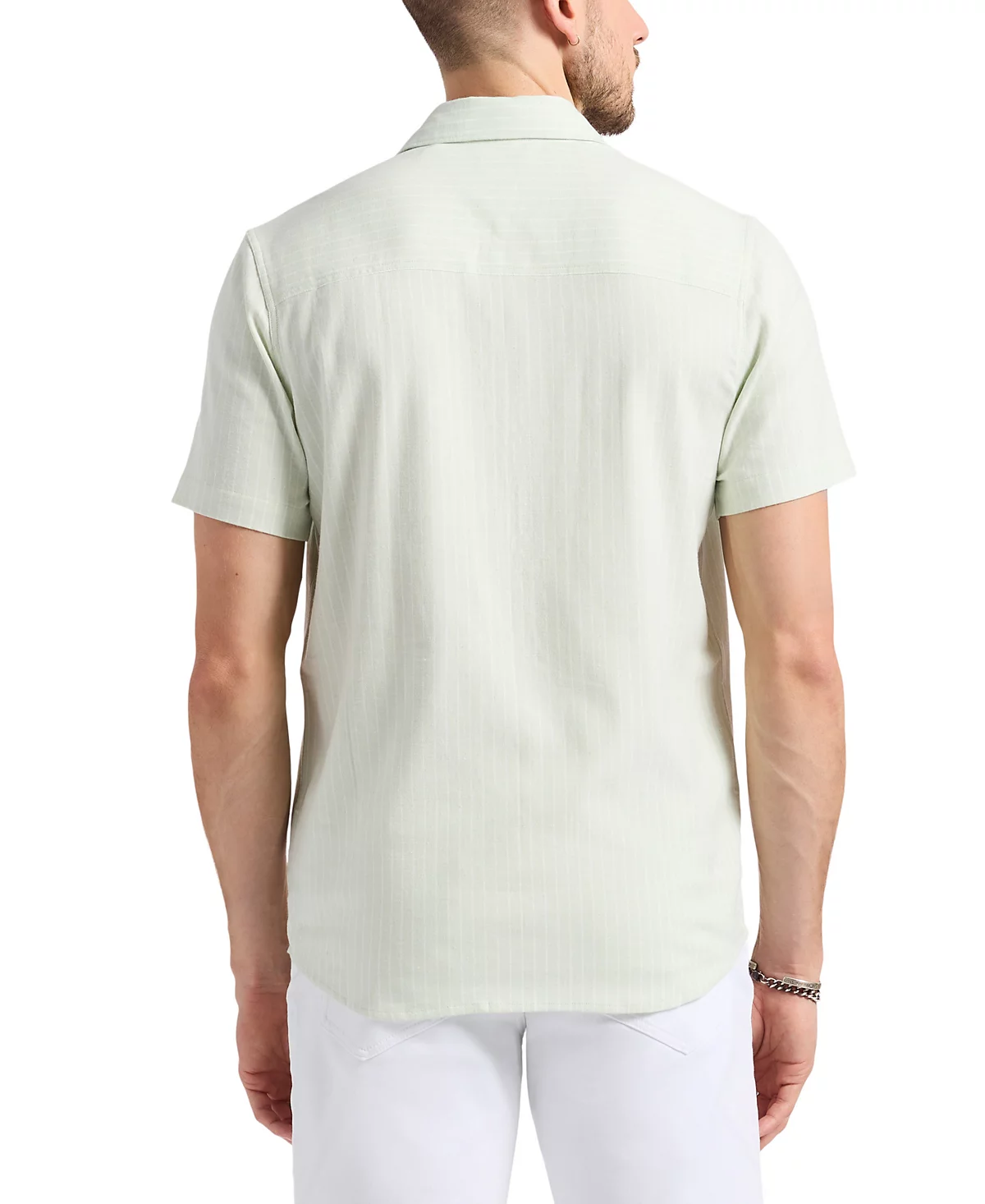 Мужская рубашка в полоску Sirilo на пуговицах 13090₽