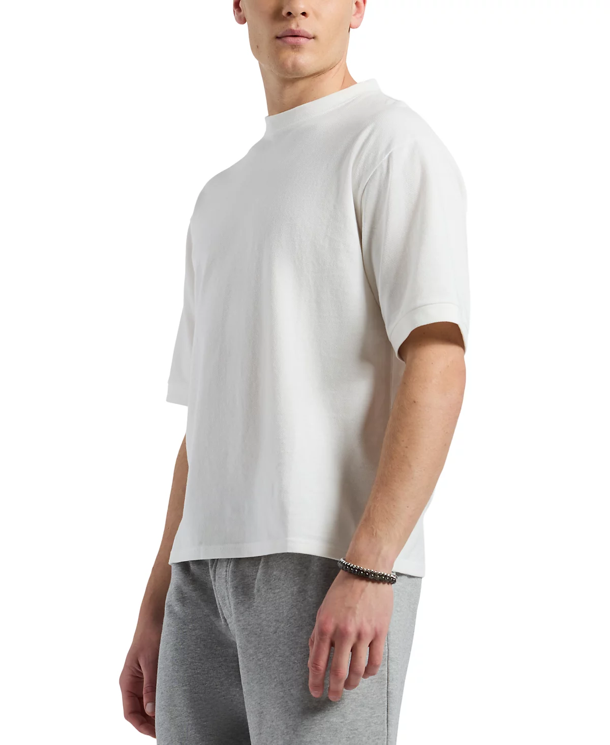 Мужская однотонная футболка с круглым вырезом Kinsley в расслабленном стиле 5590₽