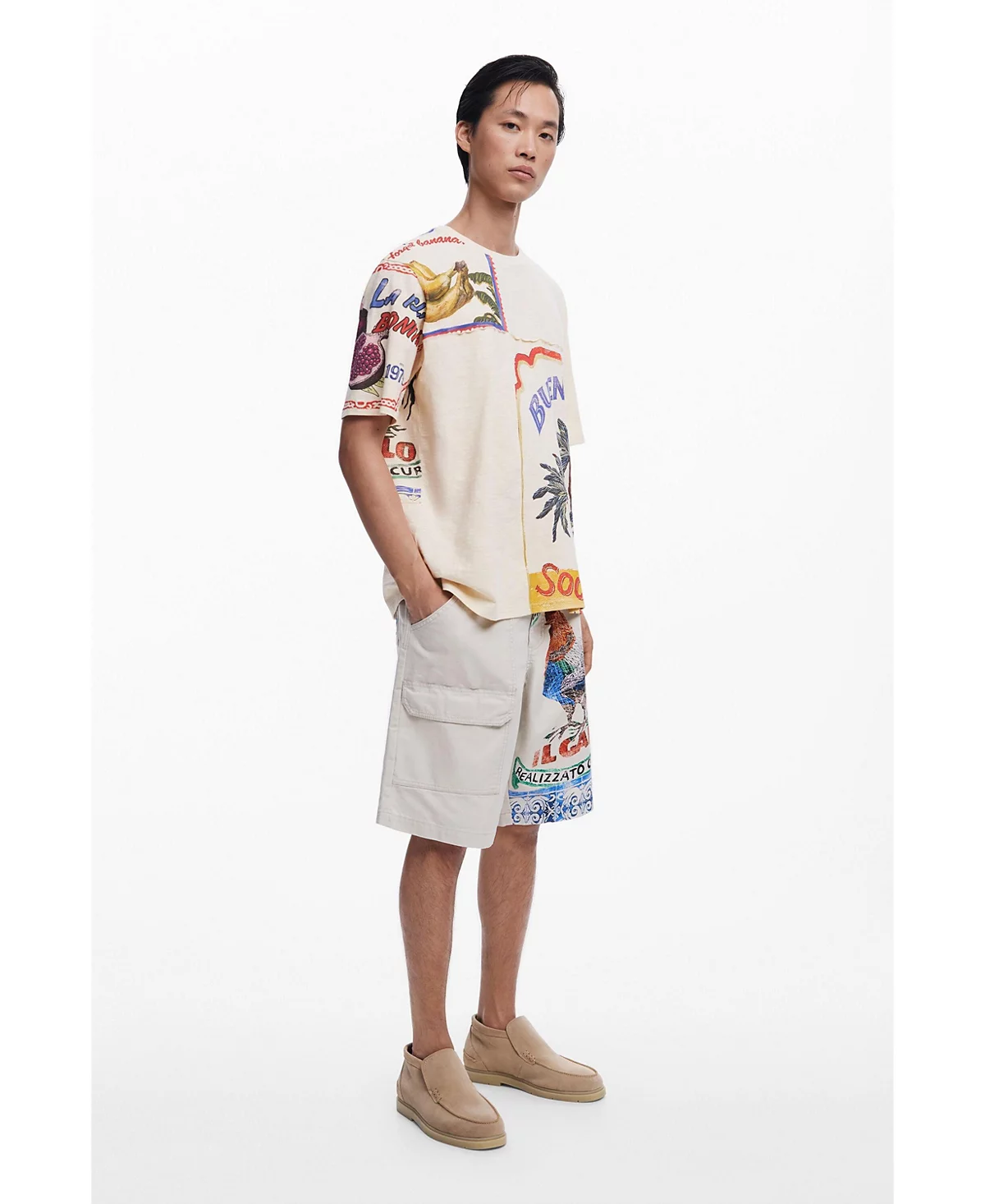 Мужские шорты-бермуды-карго Desigual 24590₽