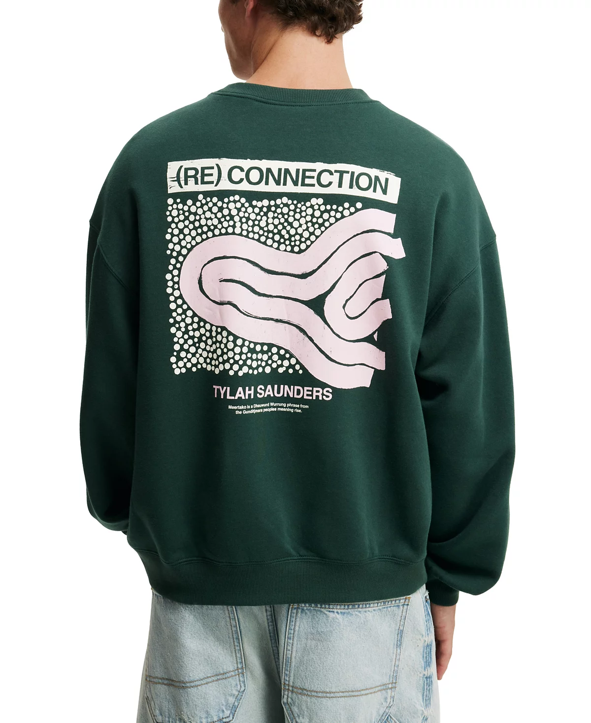 Мужской свитер с круглым вырезом из ХЛОПКА облегающего силуэта 13290₽