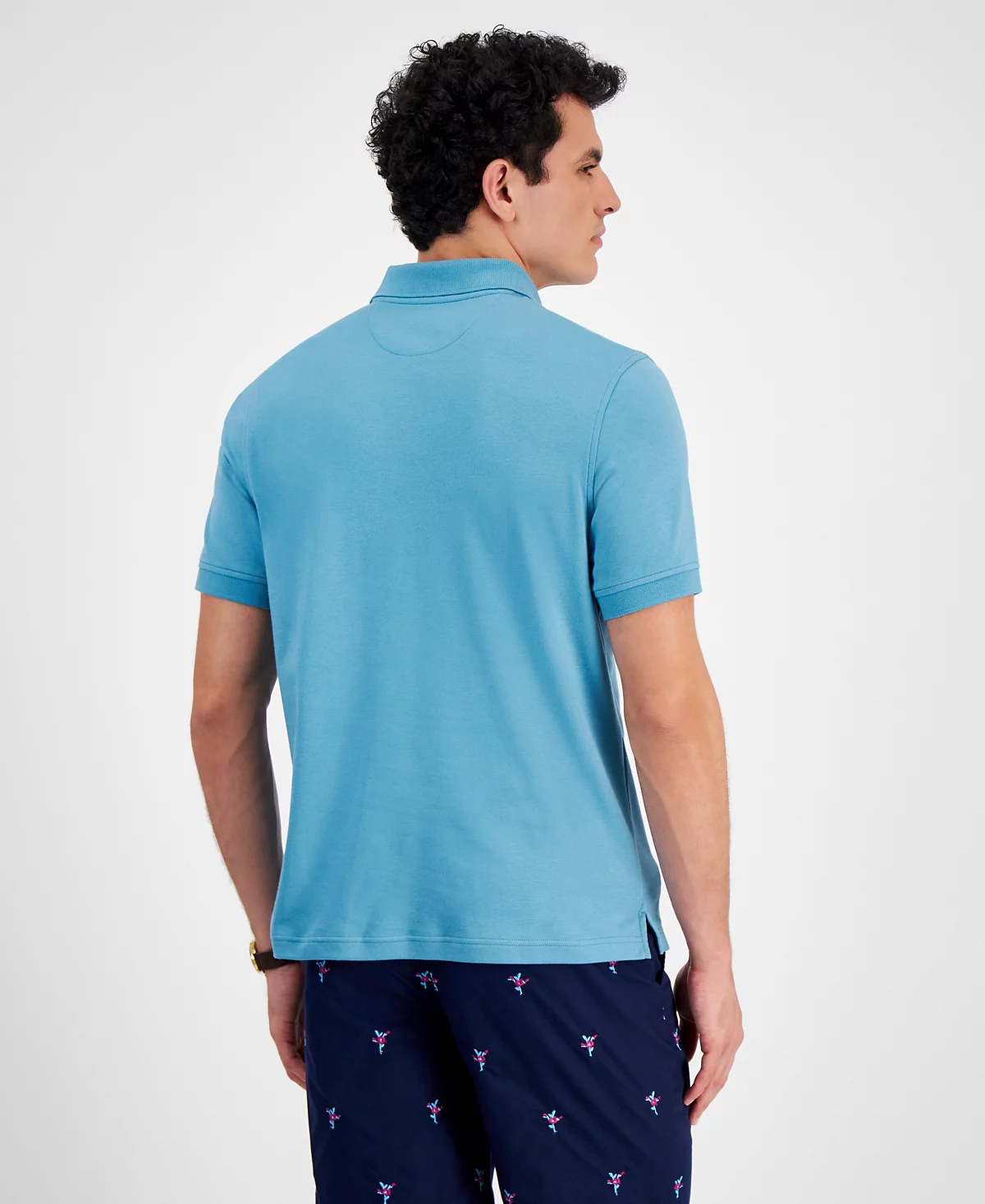 Мужское поло Club Room с мягкой на ощупь подкладкой созданное для Macys 2890₽