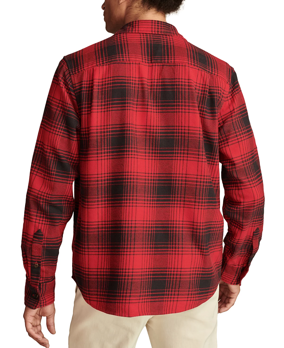 Мужская фланелевая рубашка Lucky Brand в клетку Cloud из мягкой ткани 5990₽