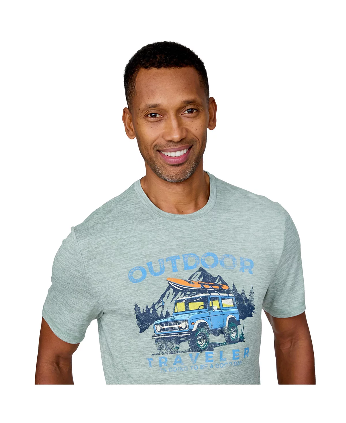 Свободная мужская футболка Country Super Soft с коротким рукавом Crew Tee - 2 упаковки 11390₽