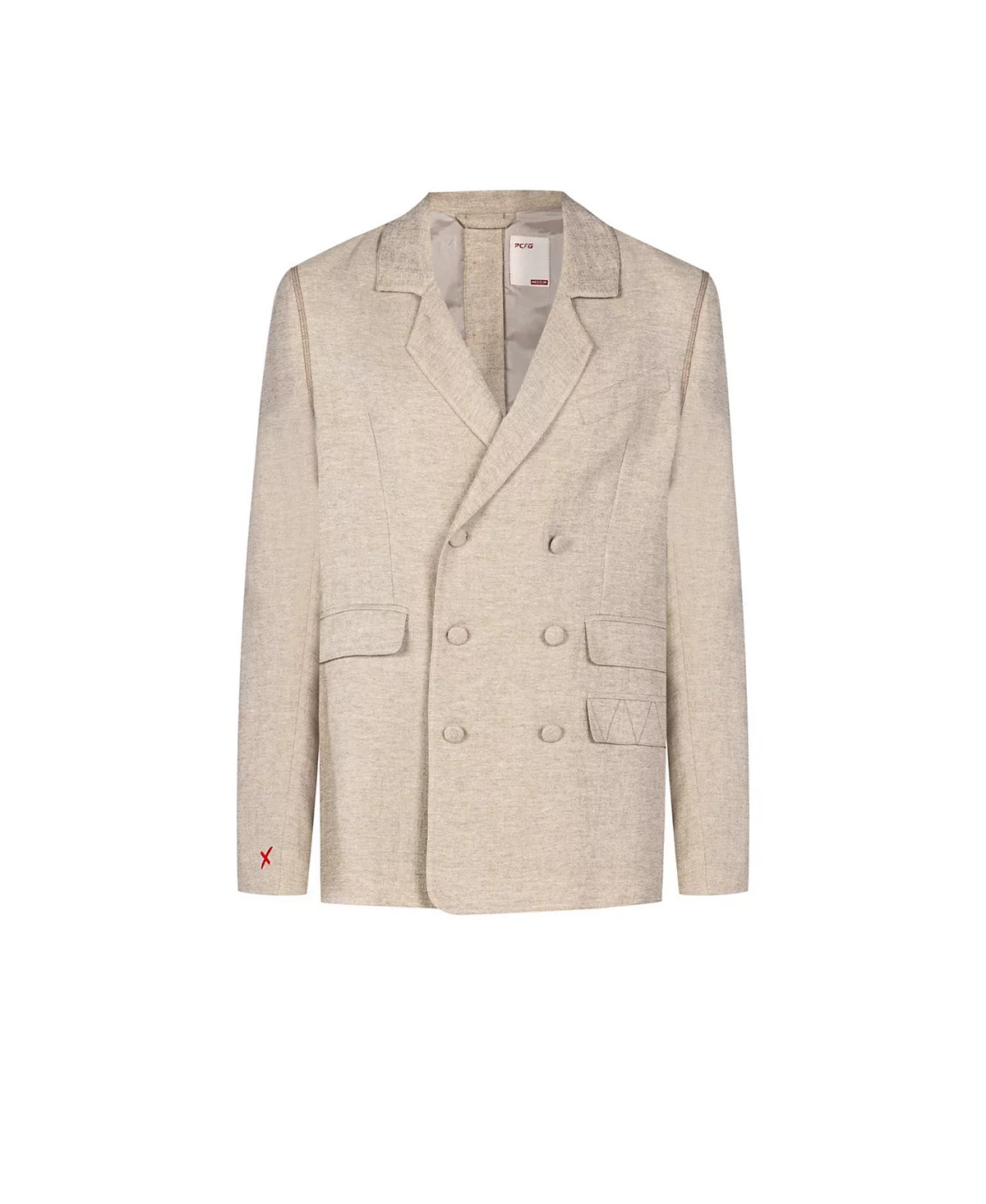 Мужской блейзер оверсайз из свободного льняного материала Heaven от PCFG 91390₽